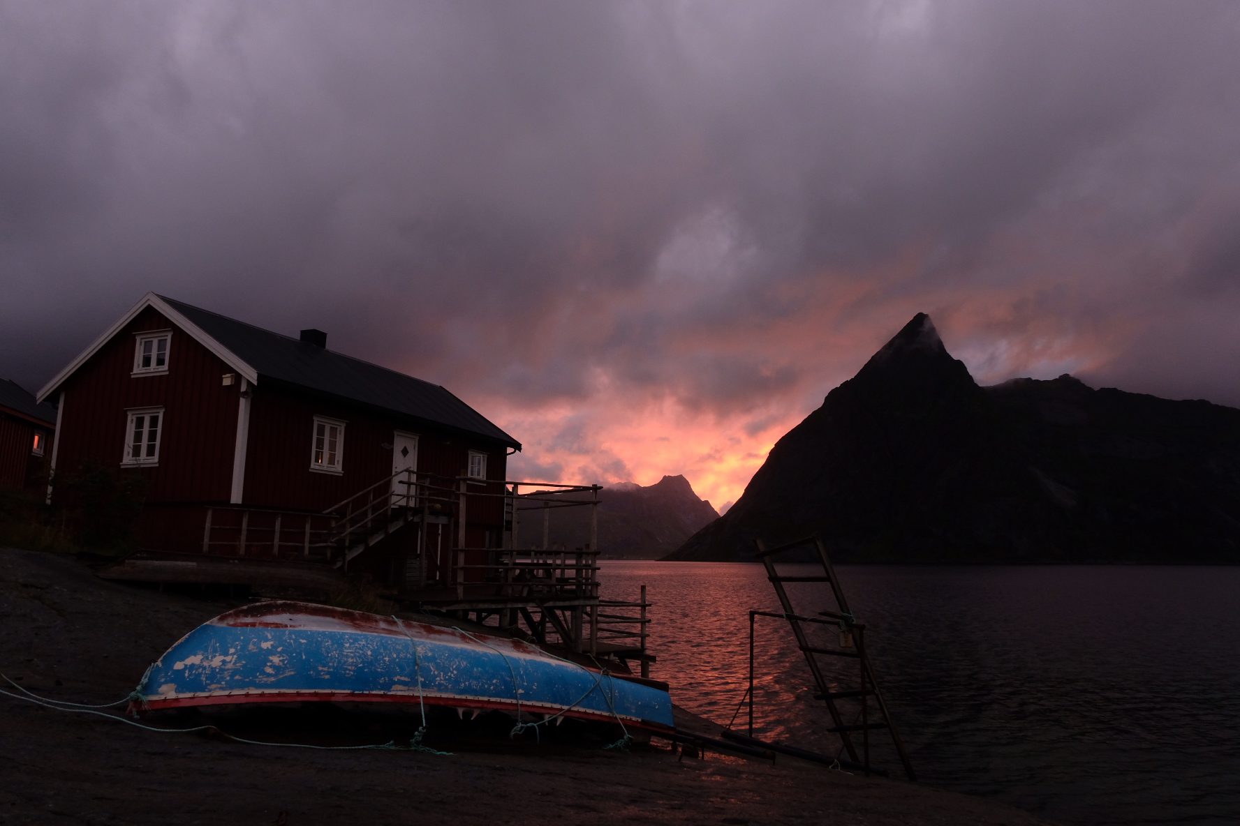 Sunset in Reine