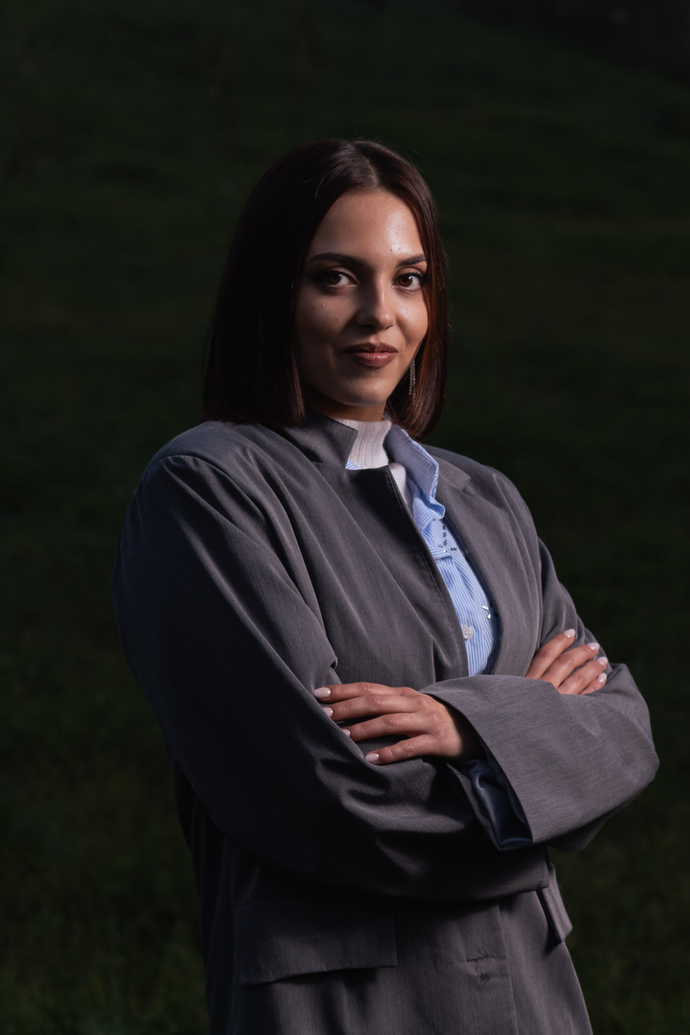 professional flash at night