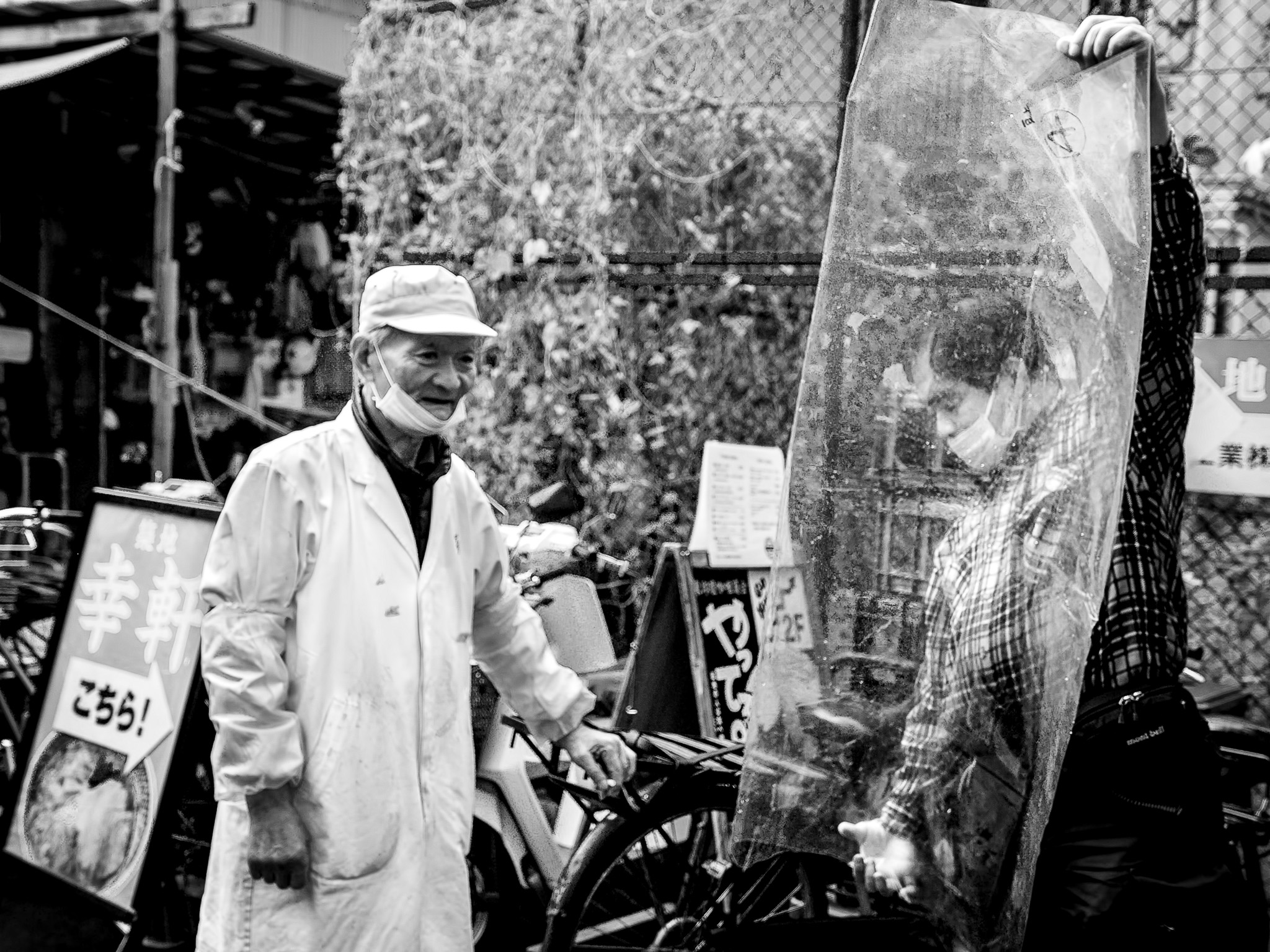 Workers at Kyoto Market