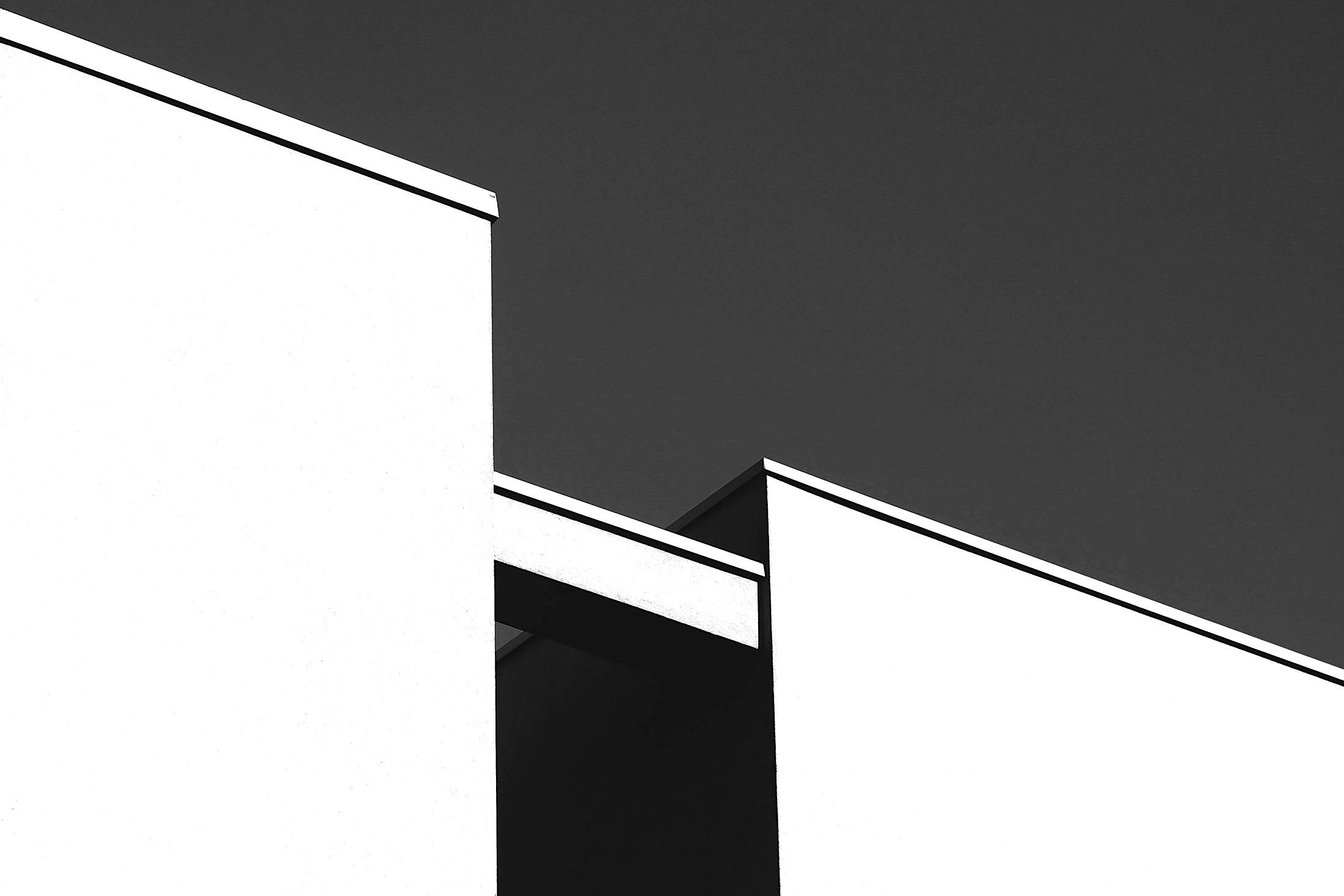 Architecture in black and white