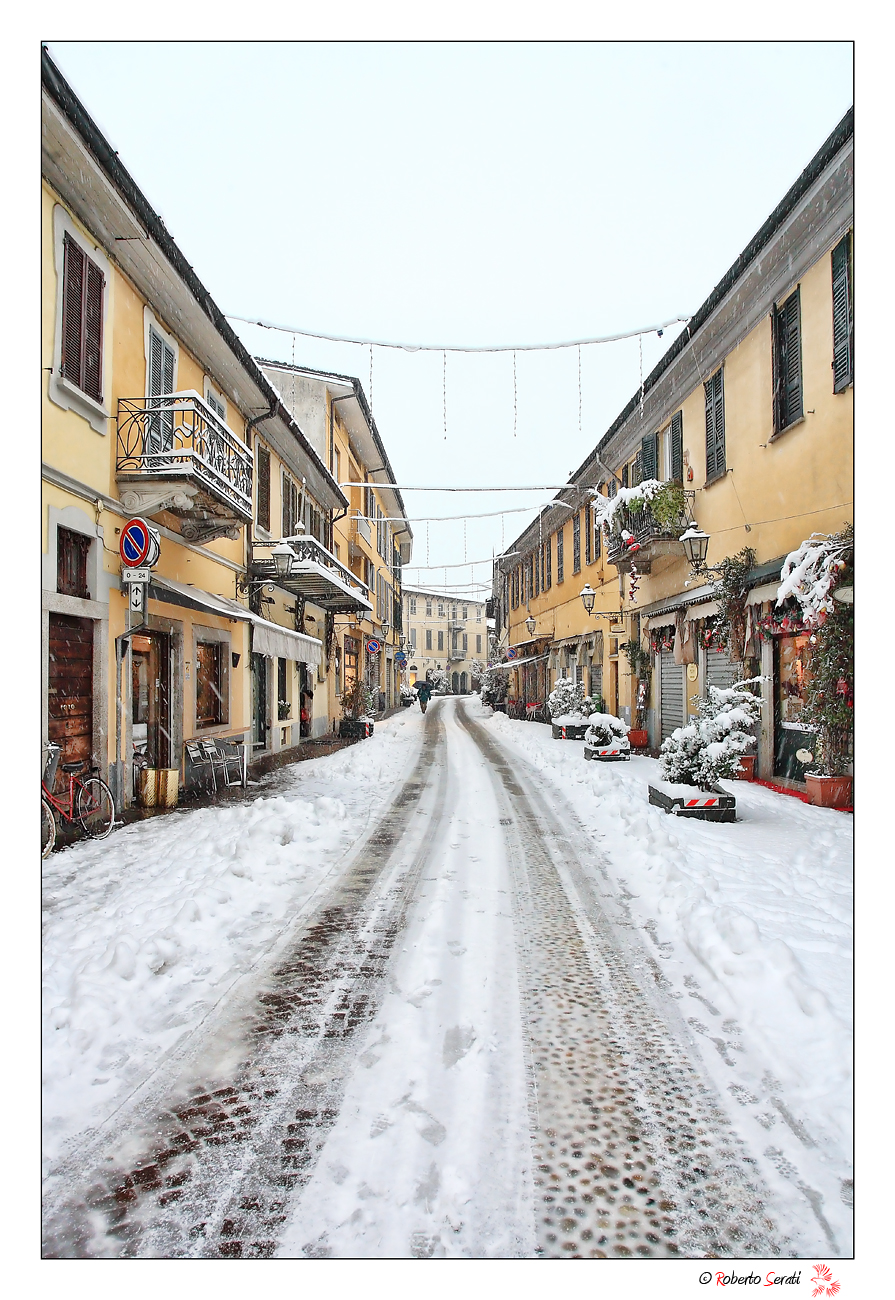 Corbetta con la neve