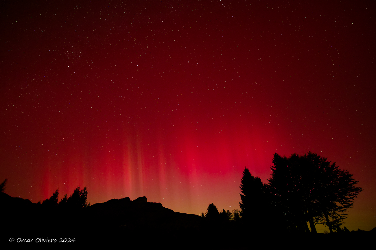 Aurora and Mount Spitz
