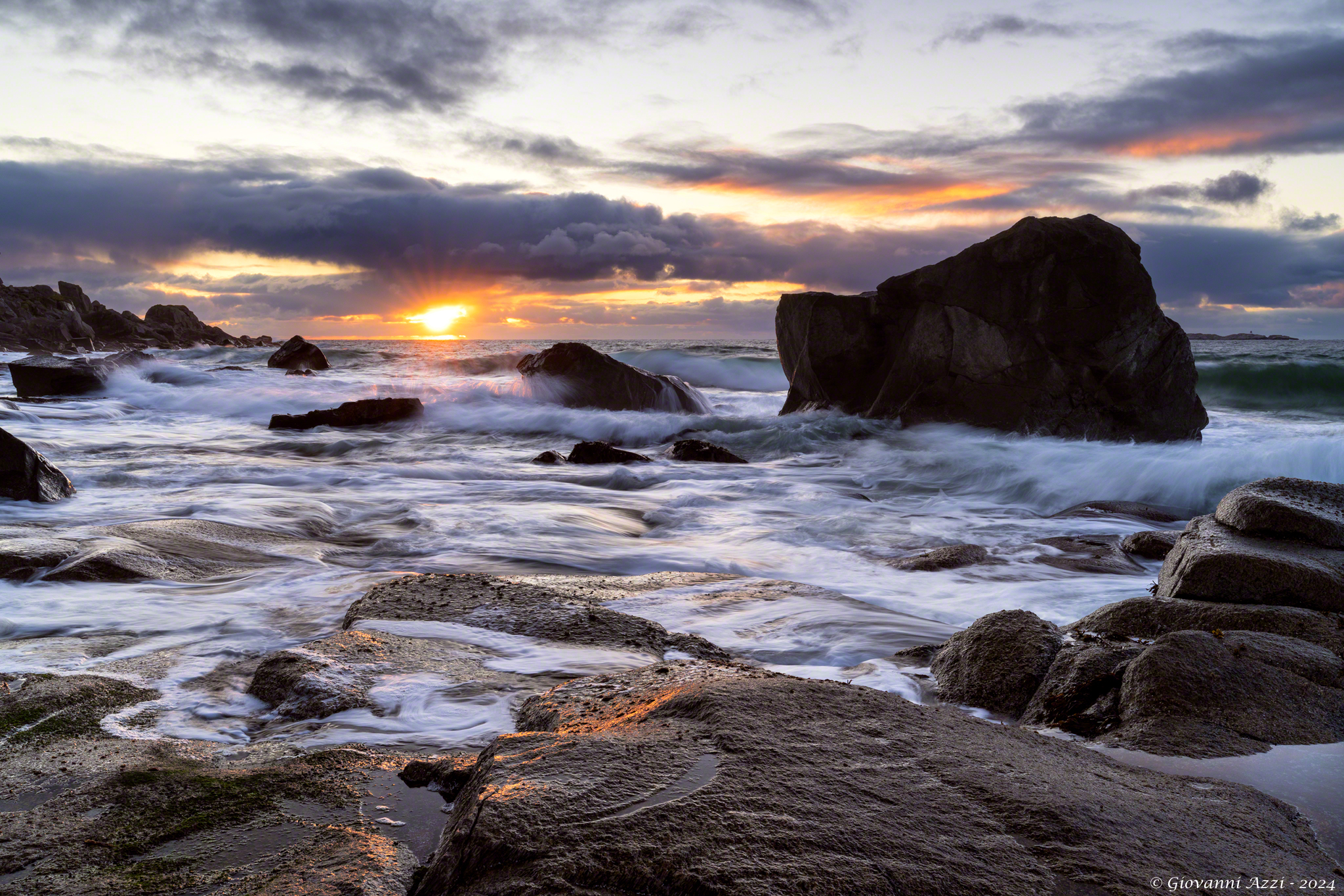 Sunset in Uttakleiv
