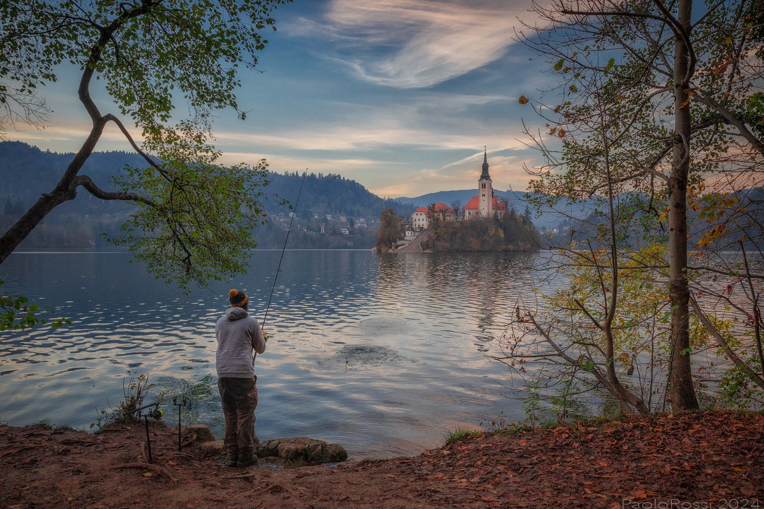 Lake Bled... The Fisherman