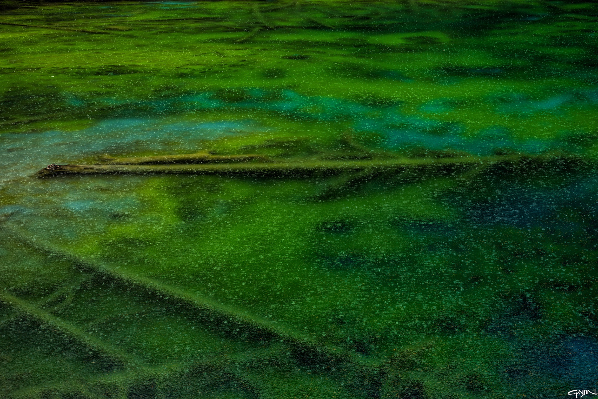 Lago Verde sotto la pioggia