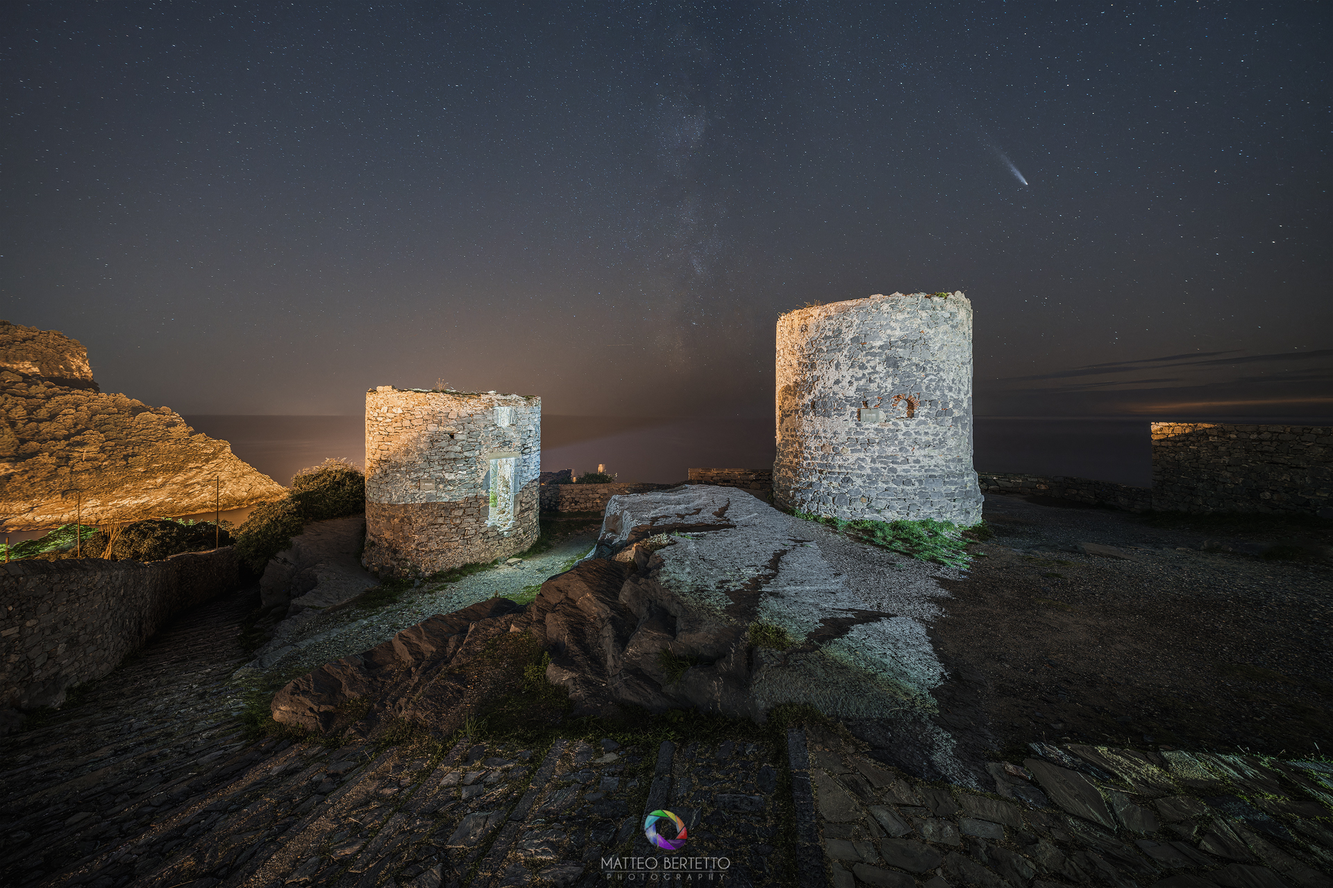 Porto Venere - Comet C/2023 A3 Tsuchinshan-ATLAS