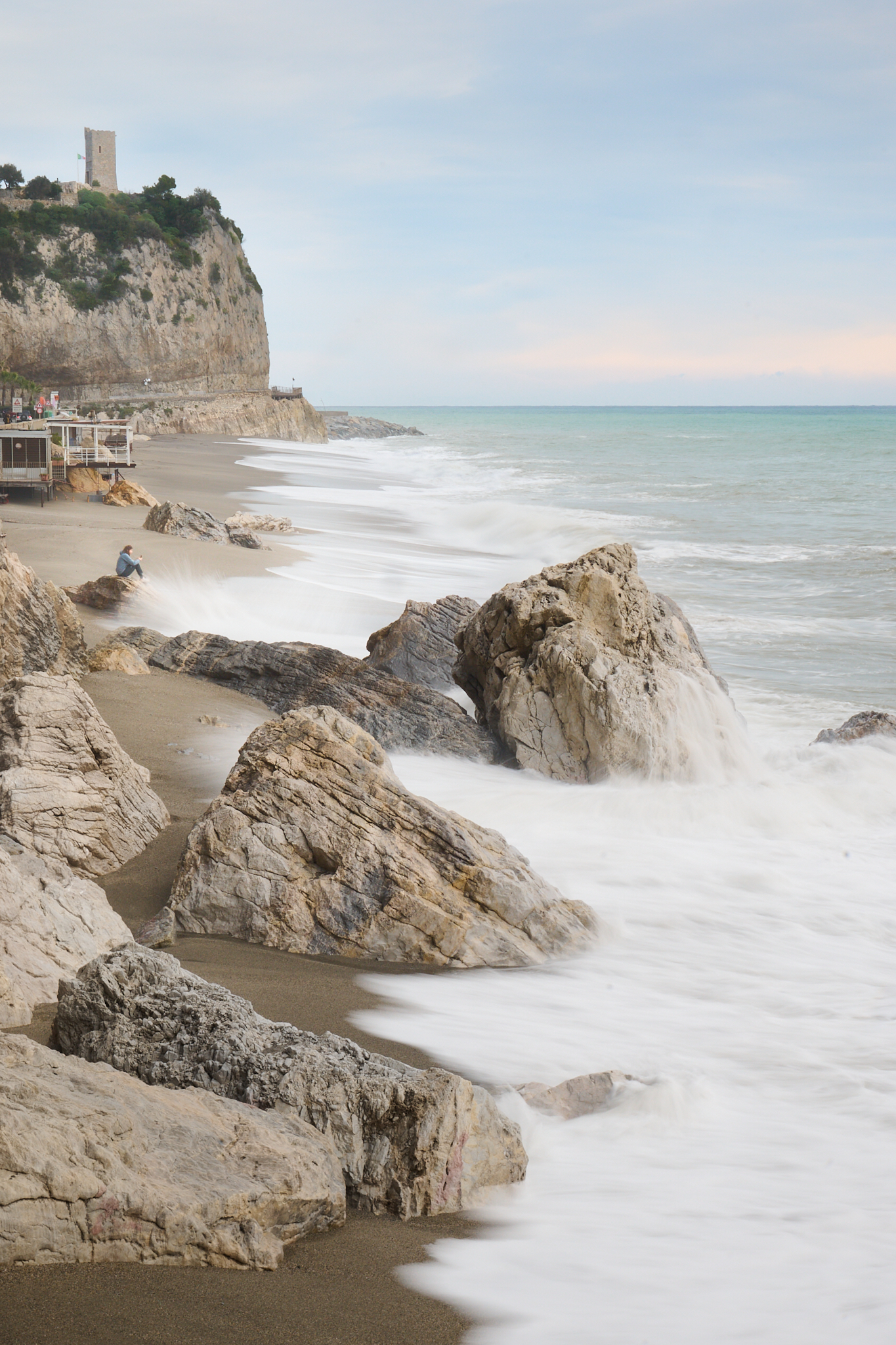 The girl on the rock