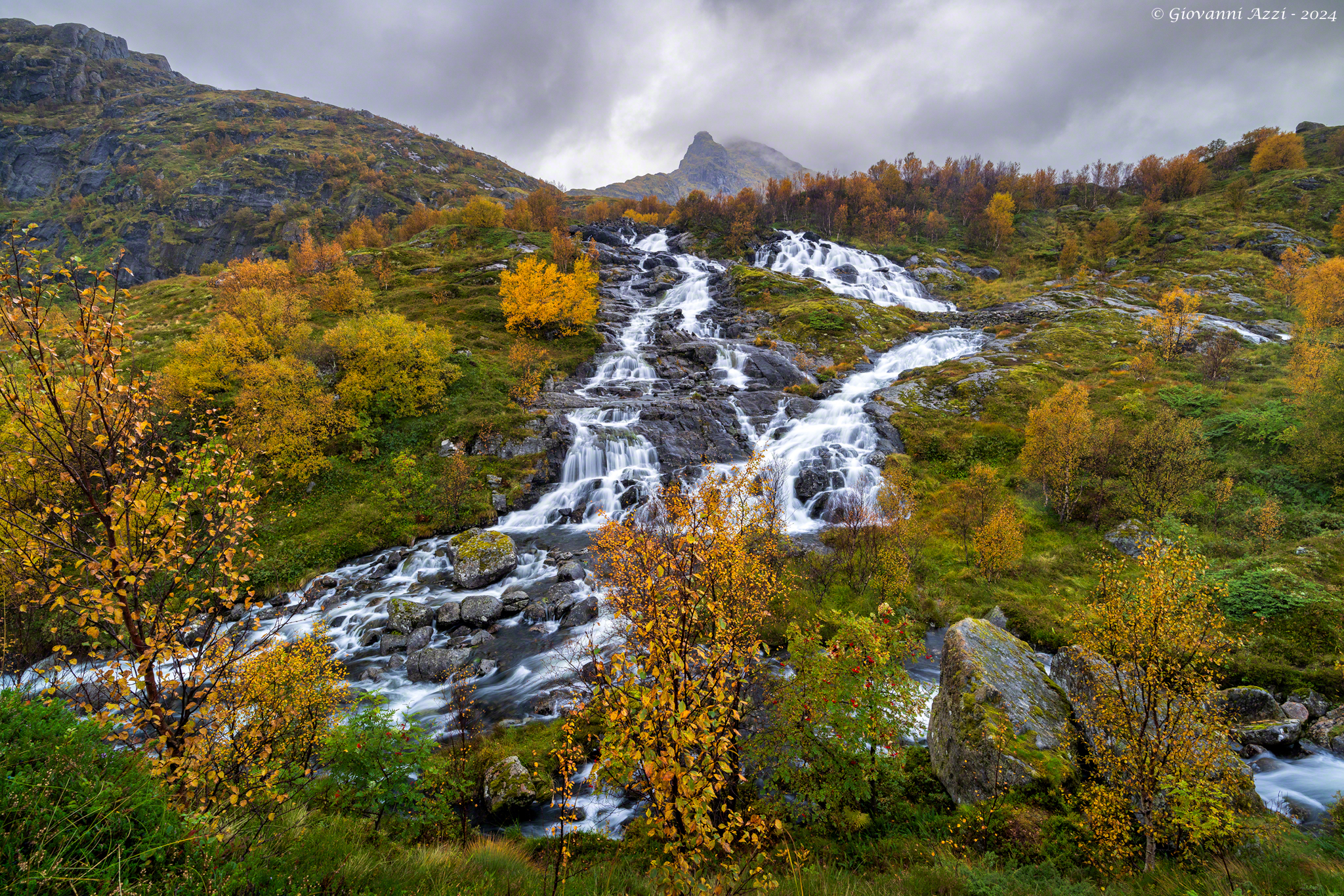 Lofoten Waterfall