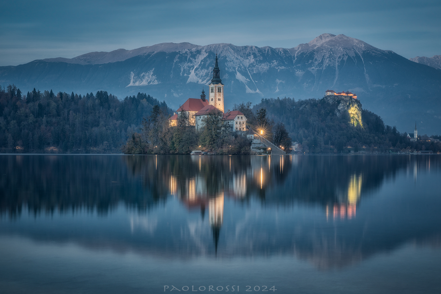 Bled now blue...
