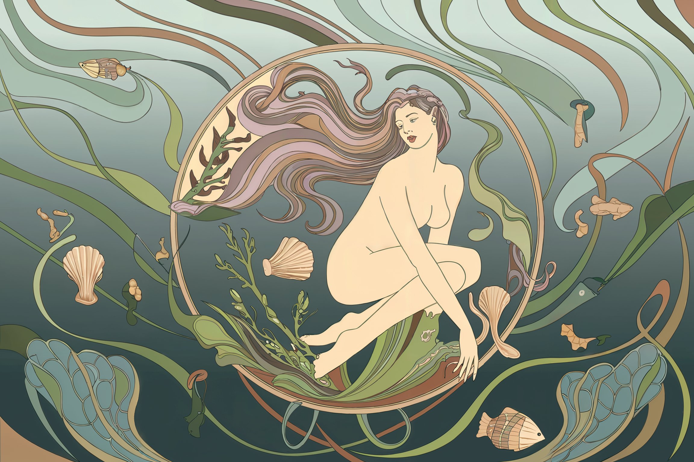 Ninfa "Art Noveau" n3