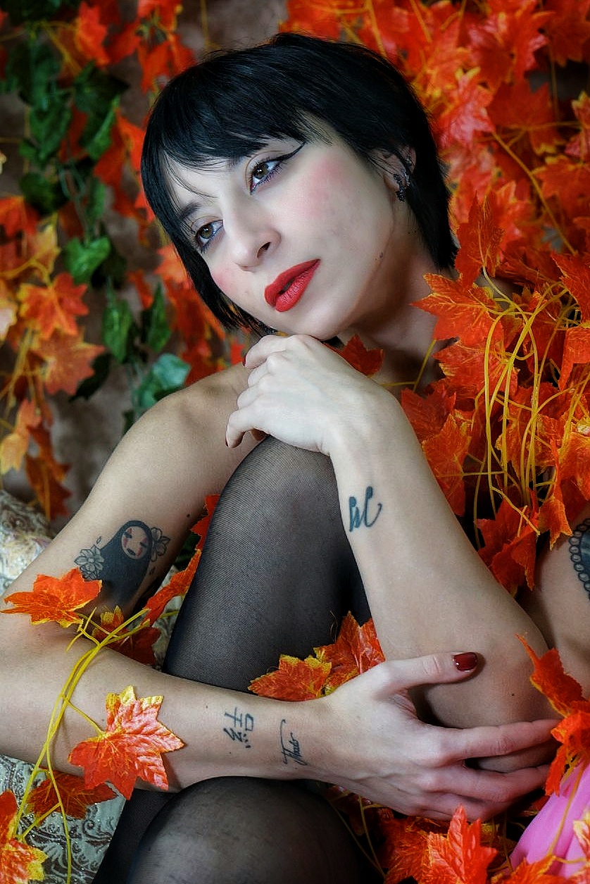 In the leaves