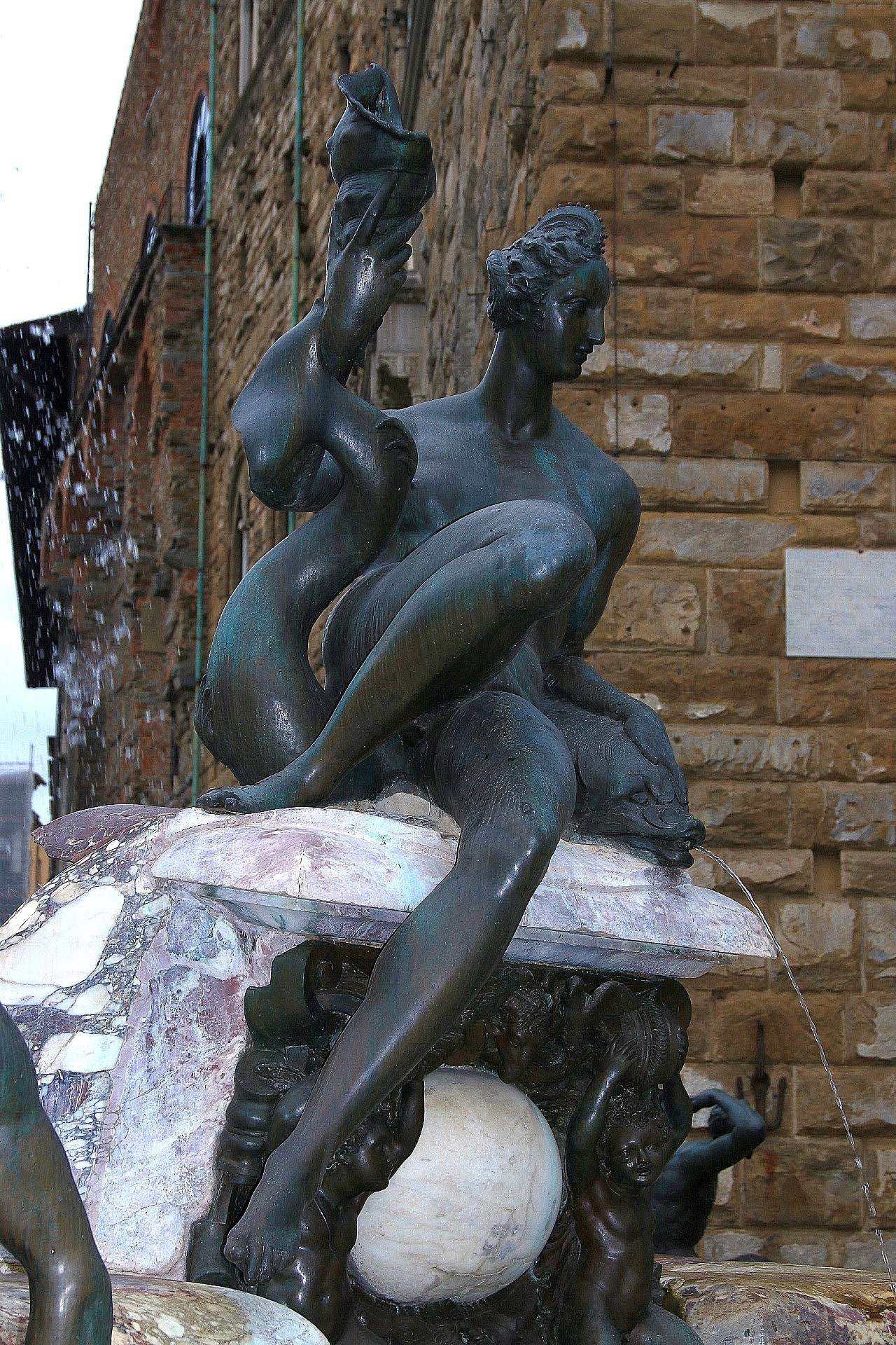 Elementi bronzei Fontana del Nettuno
