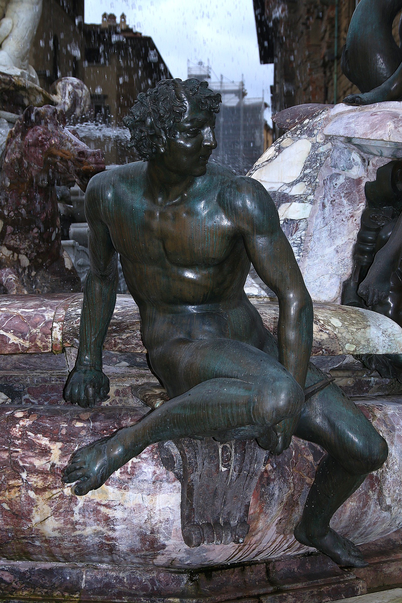 Elemento bronzea Fontana del Nettuno