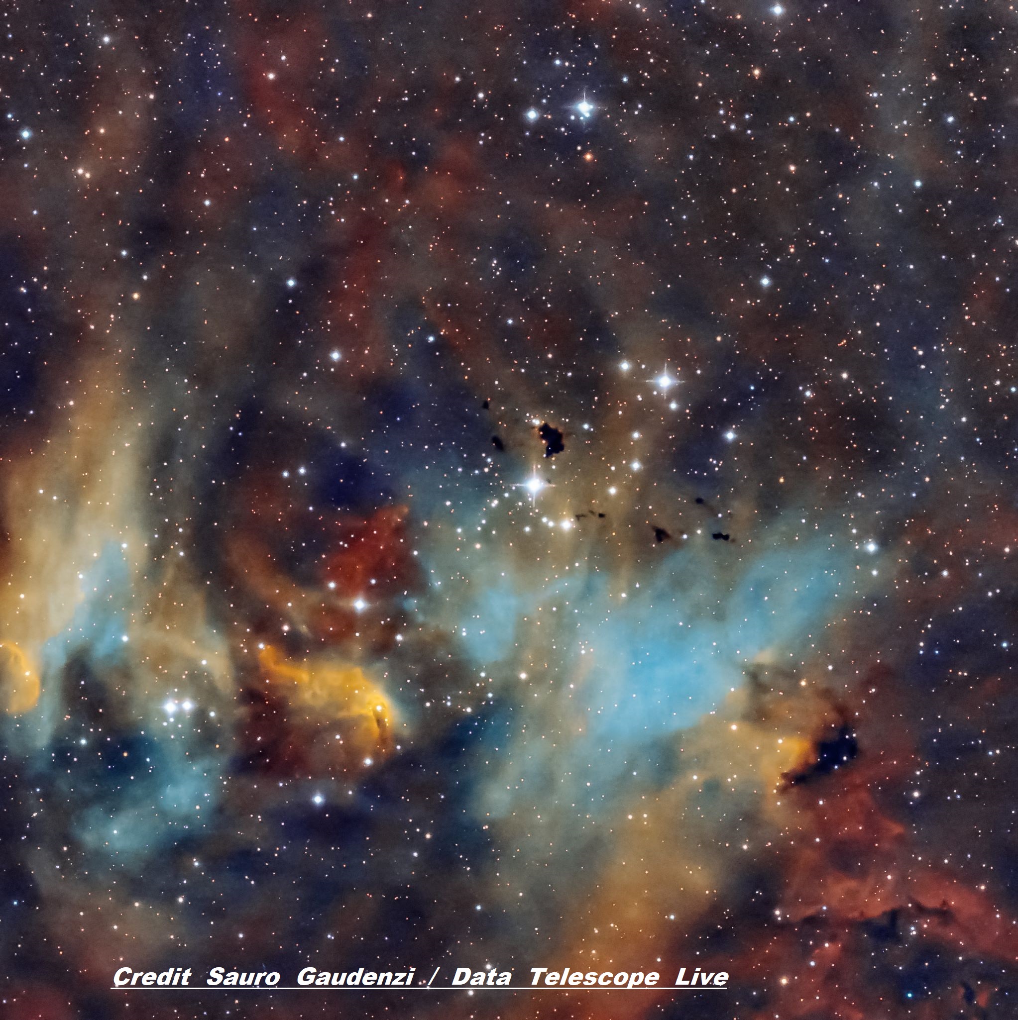 IC 2944 Running Chicke Nebula