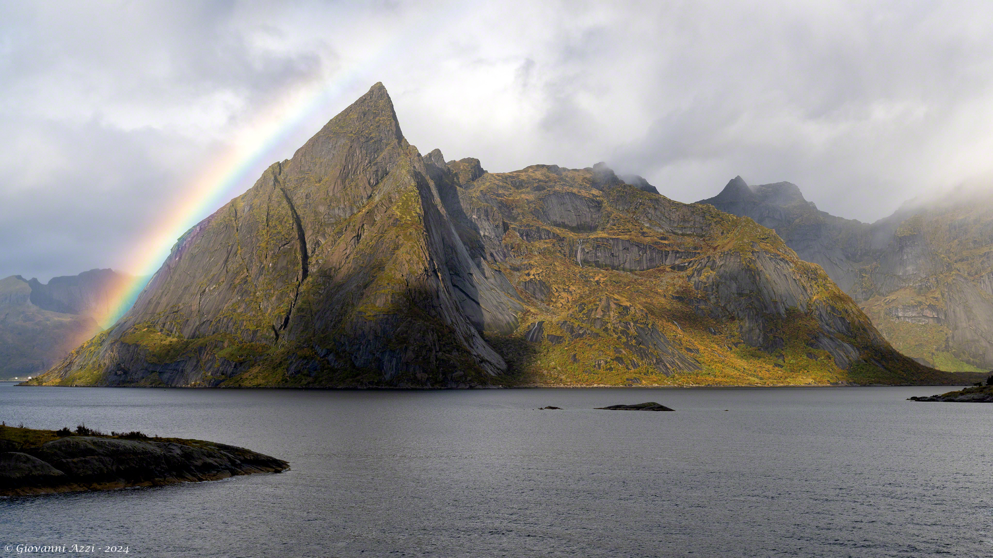 Rainbow in Hamnøy