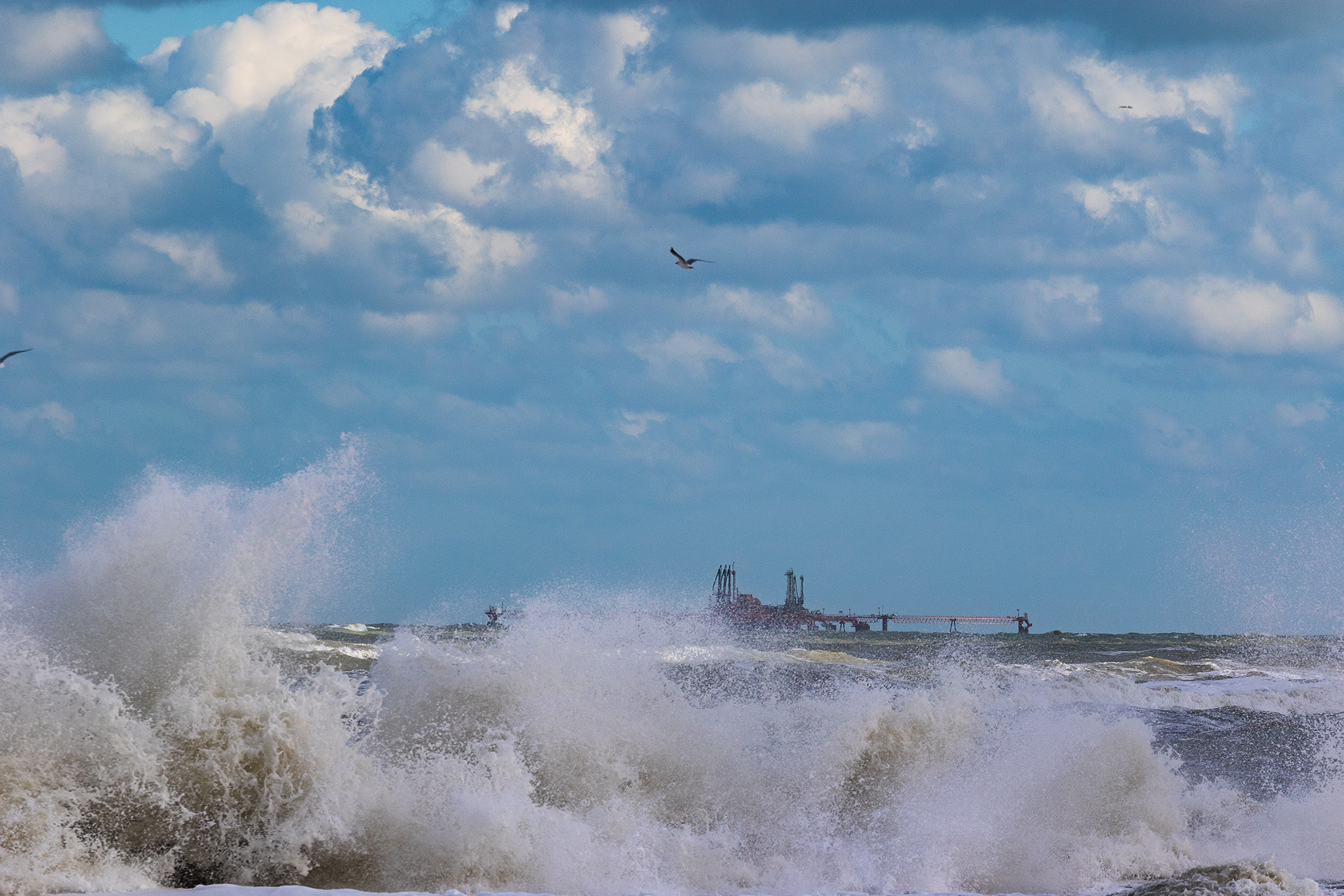 stormy sea