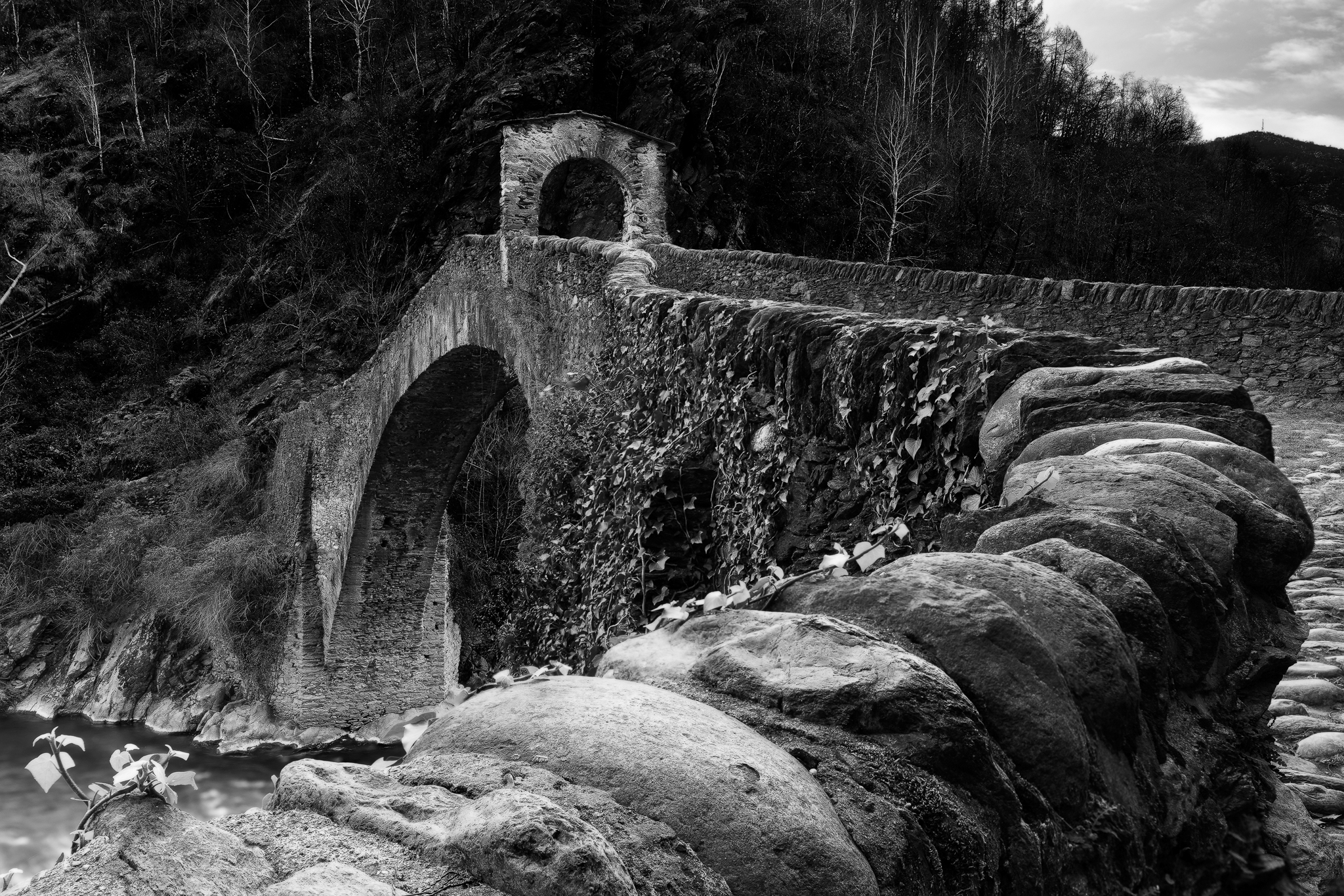 Black and White Devil's Bridge