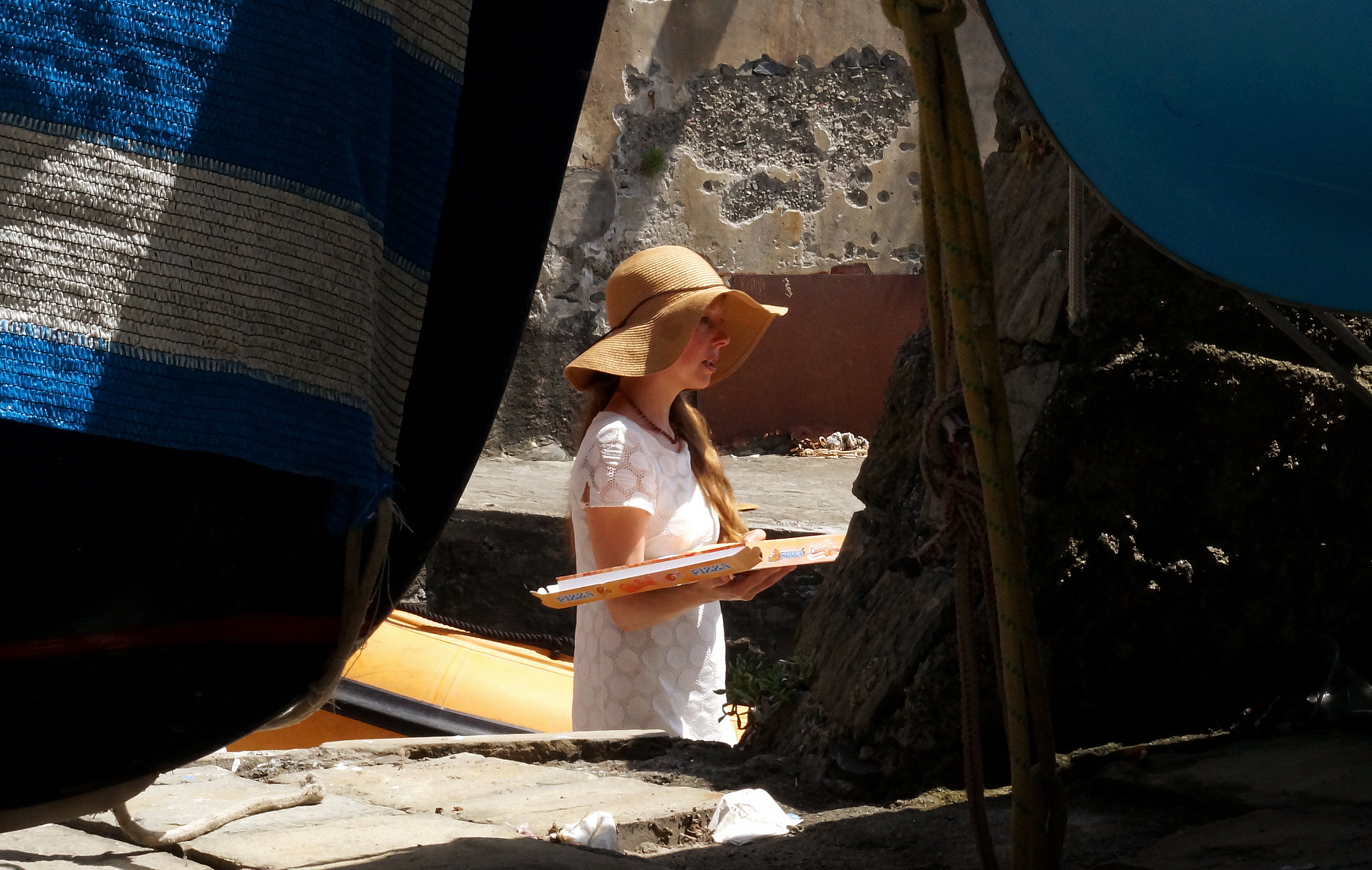 Una pizza al volo!!!(Riomaggiore)