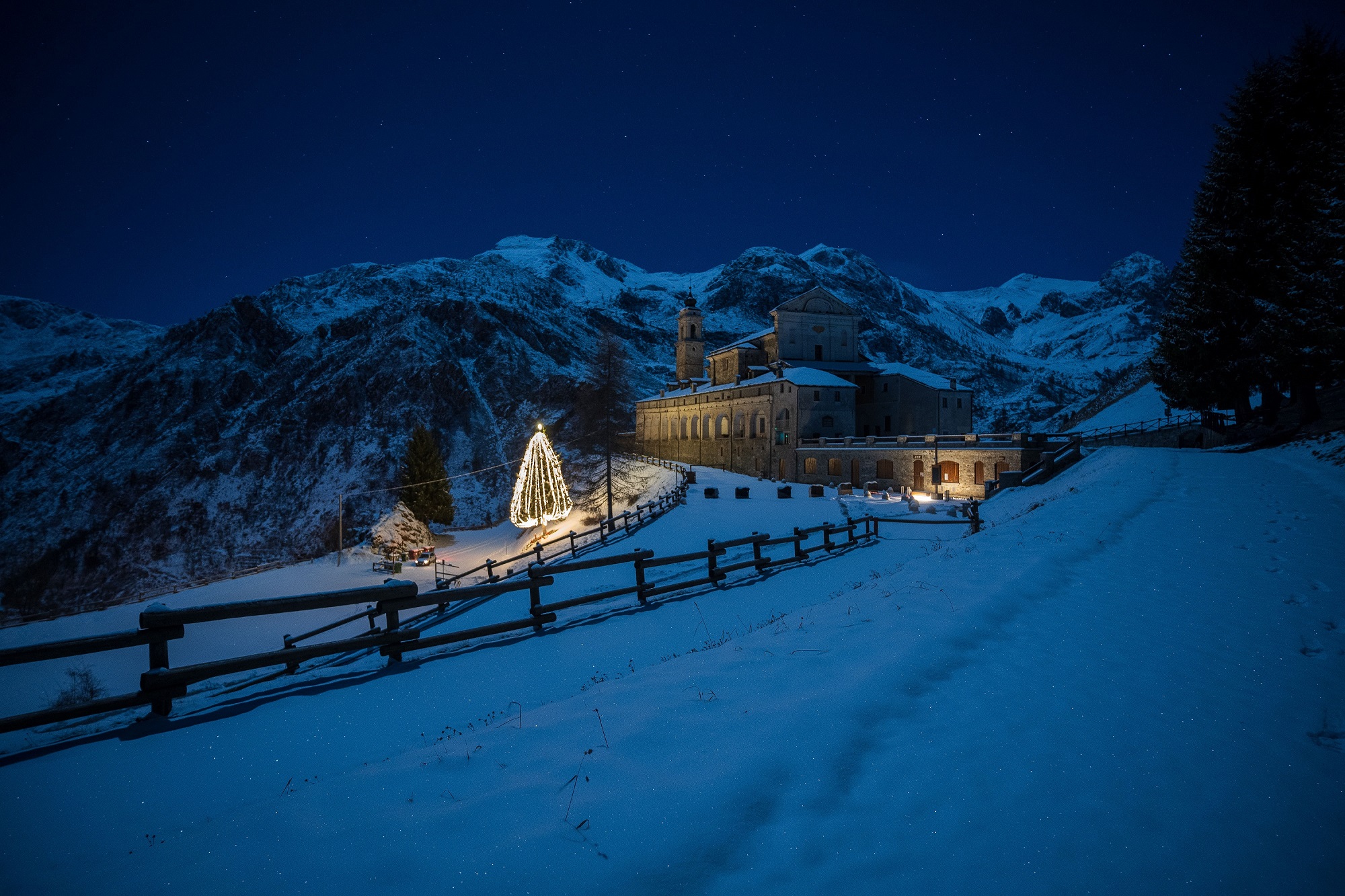 The magic of Christmas at 1760 meters. of altitude