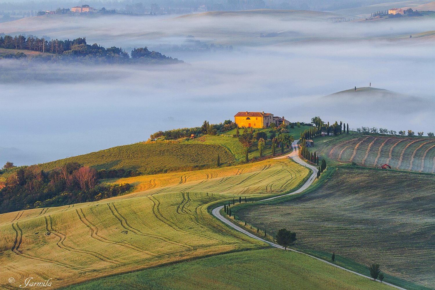 Good morning from the Val D'Orcia