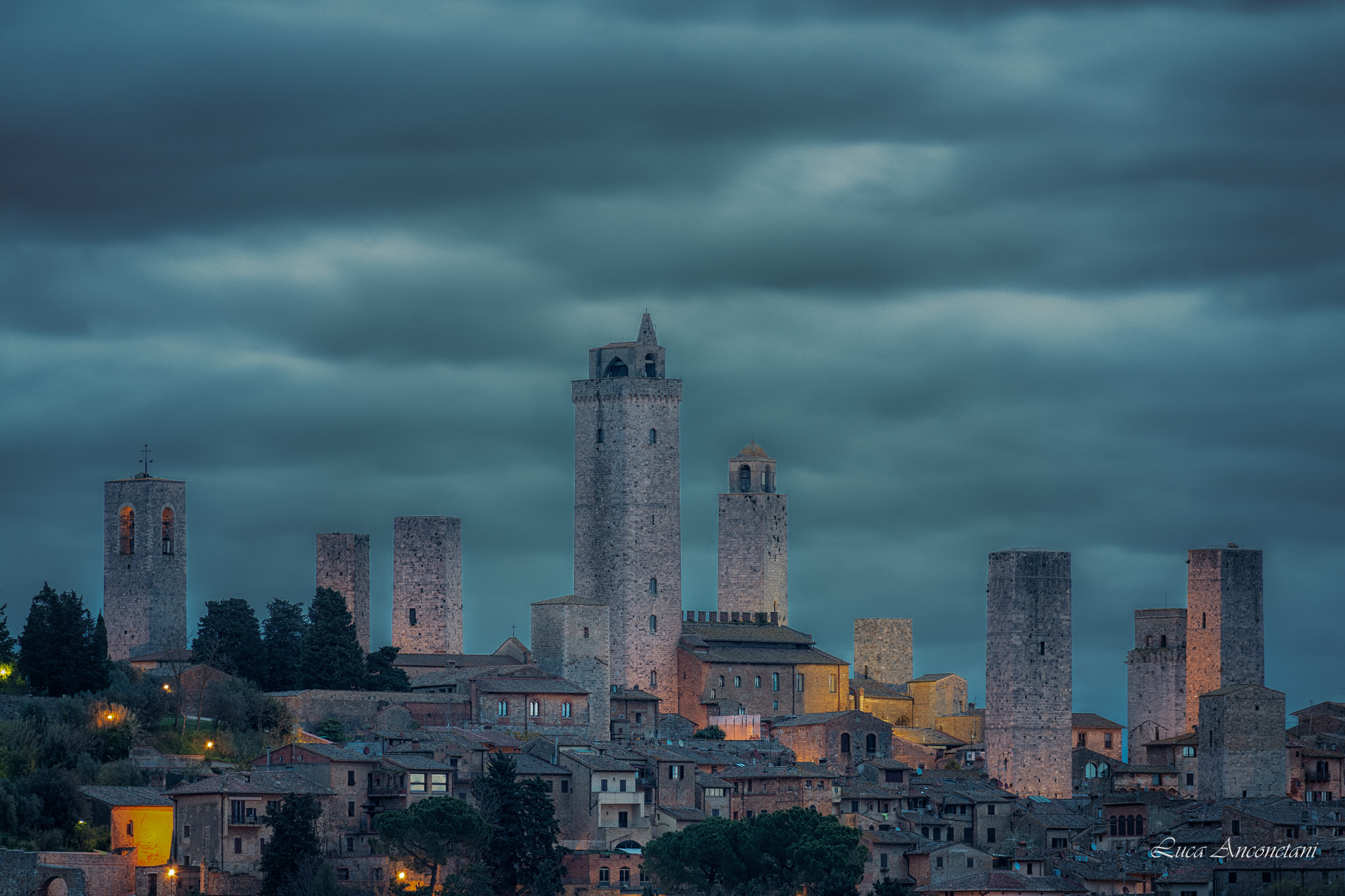 Alba a San Gimignano