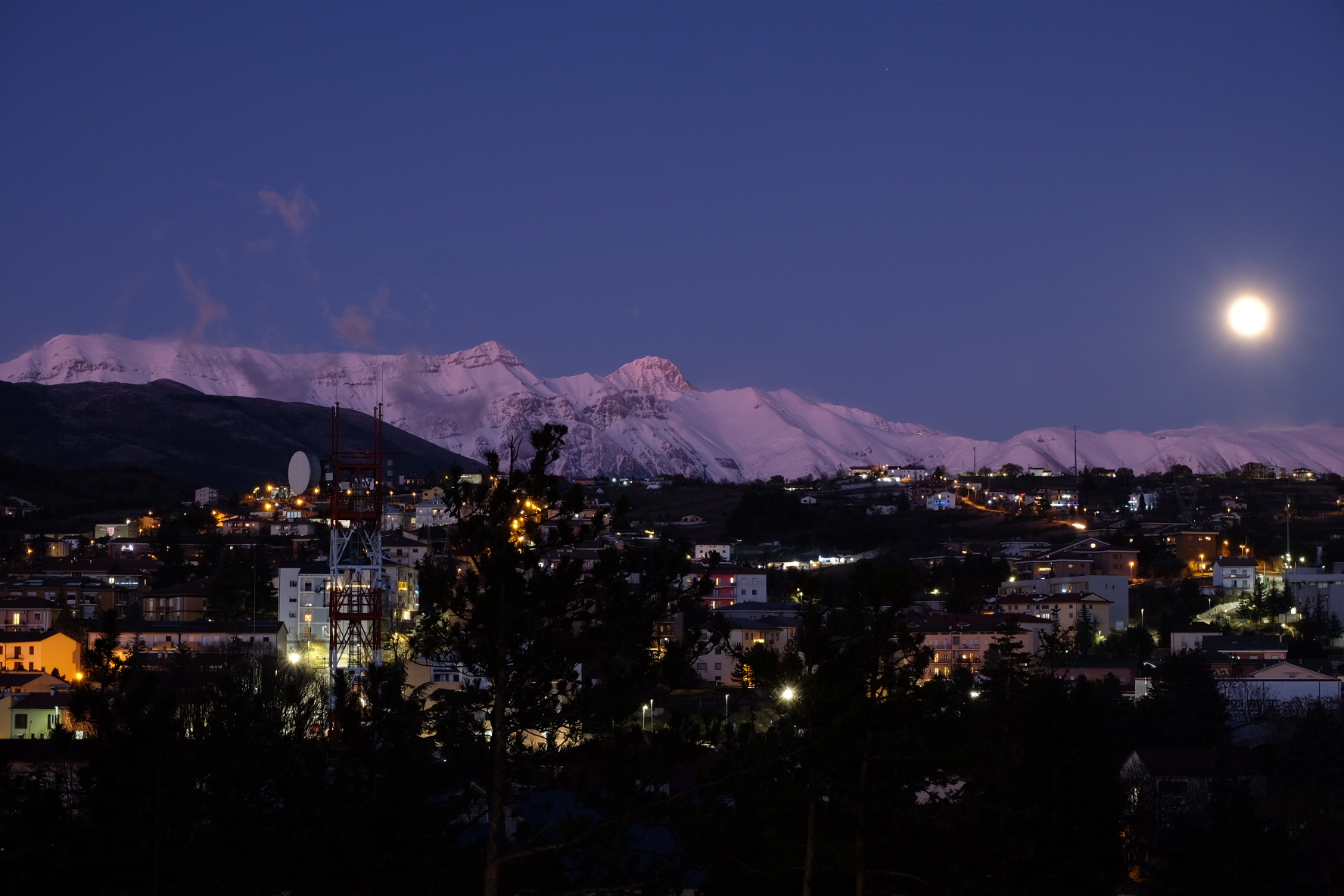 luna e gran sasso