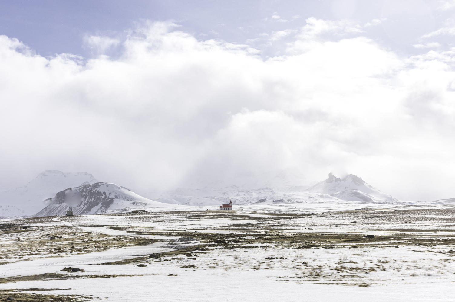 Snowy landscapes, Iceland