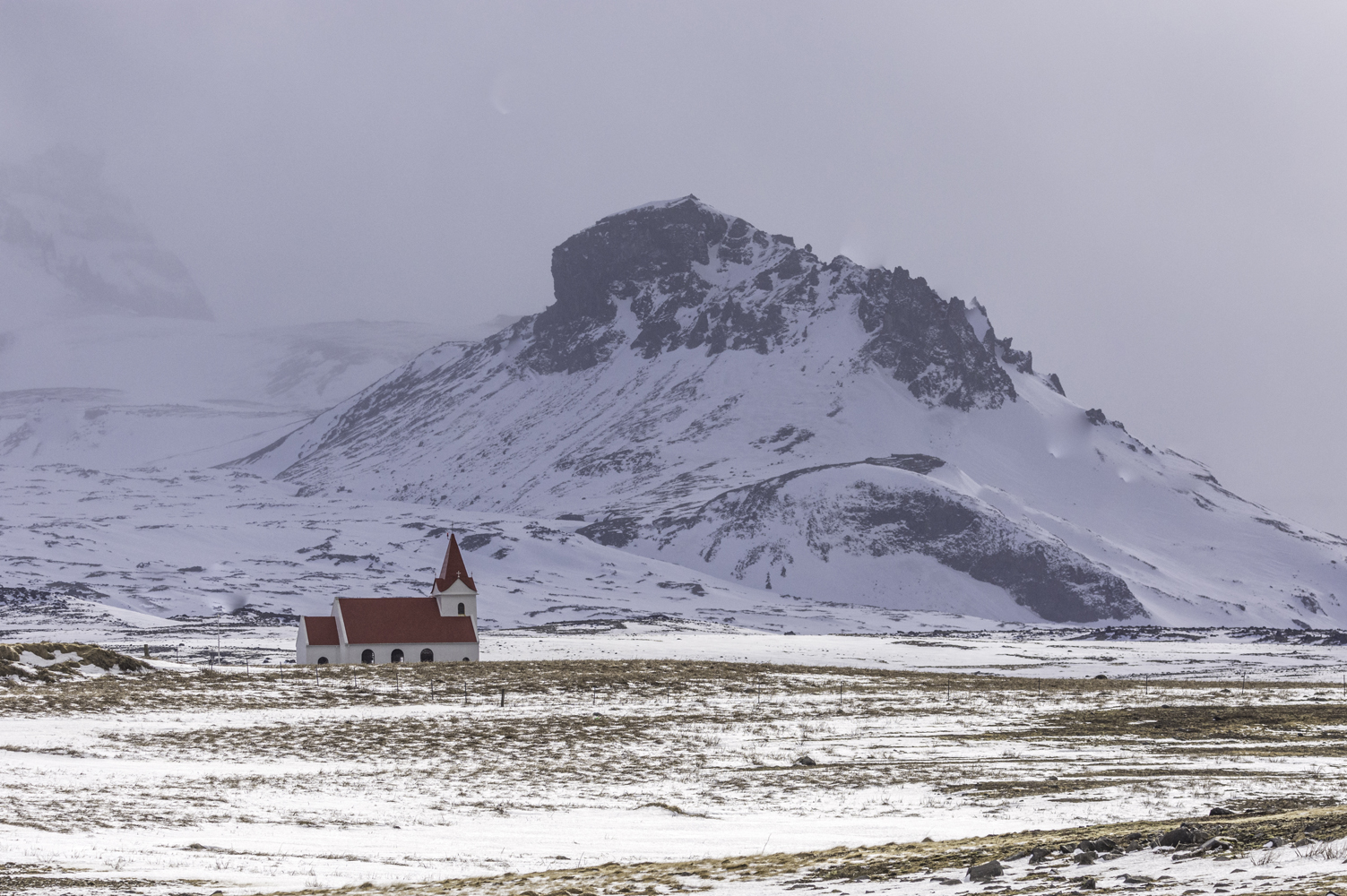 Snowy landscapes, Iceland