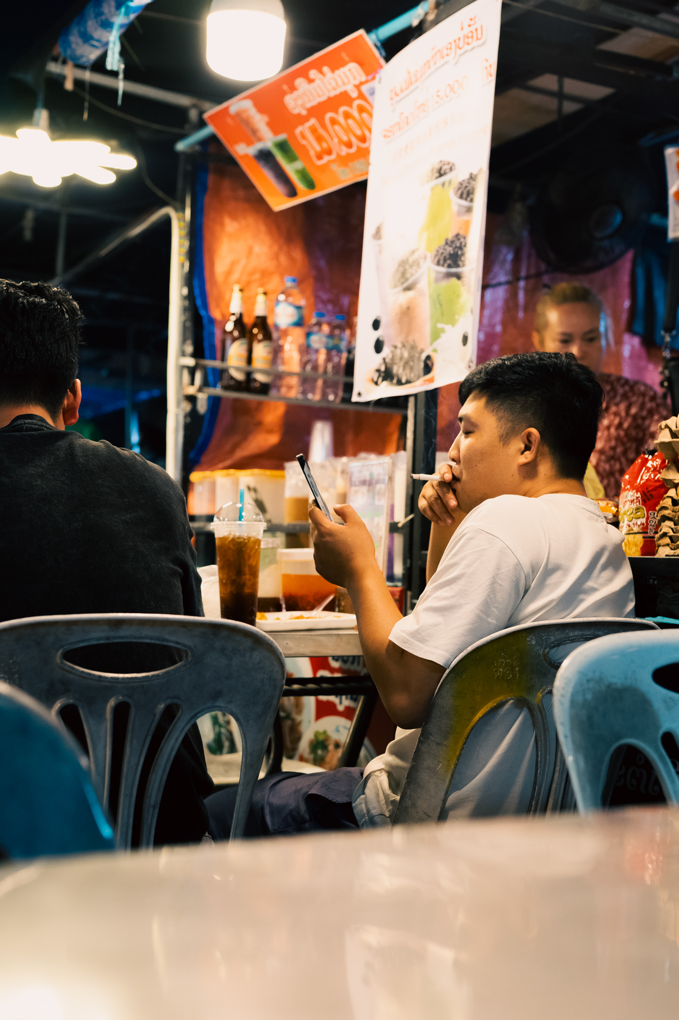 Cigarette after dinner