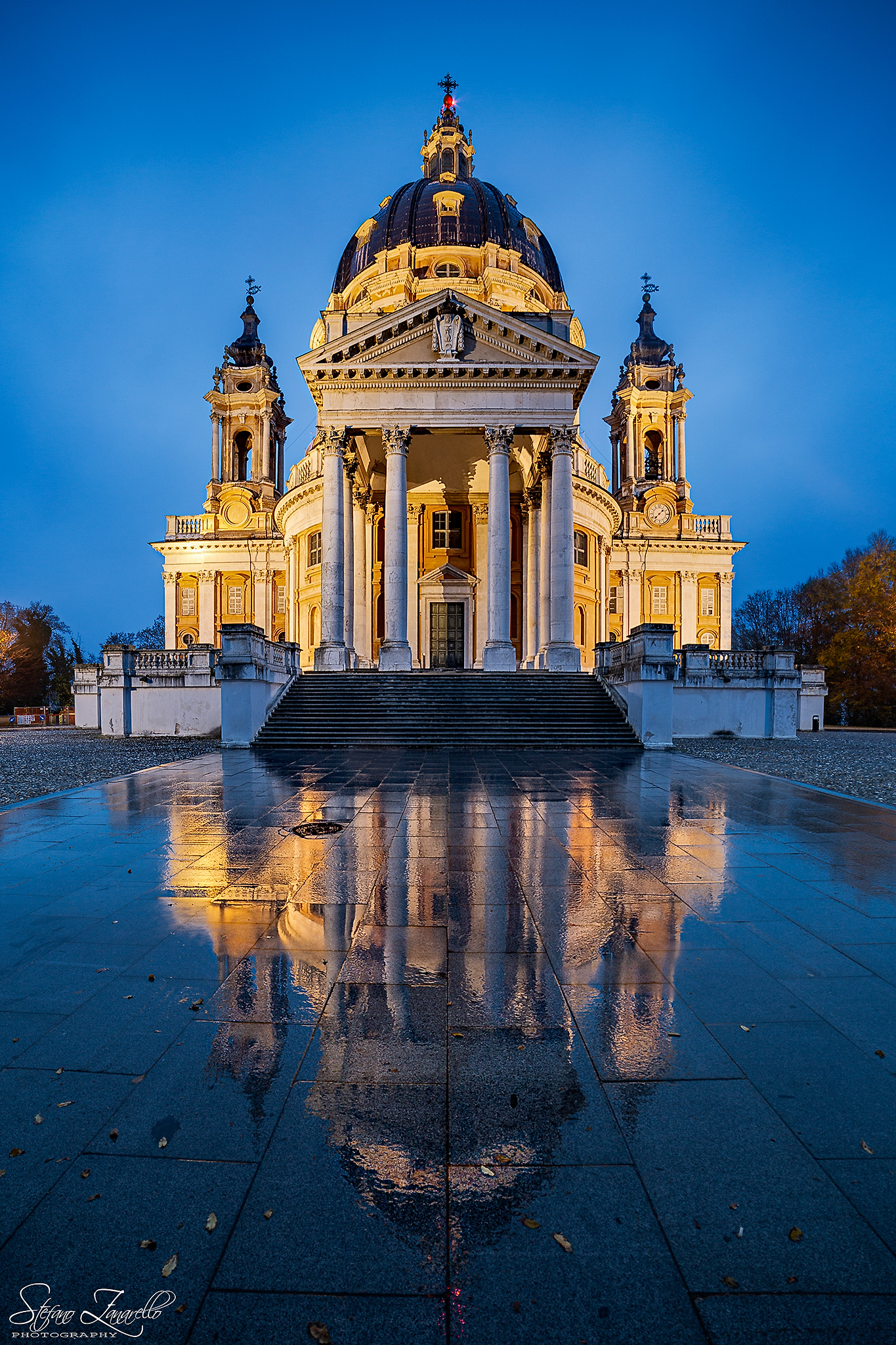 The beauty of the Basilica of Superga doubles