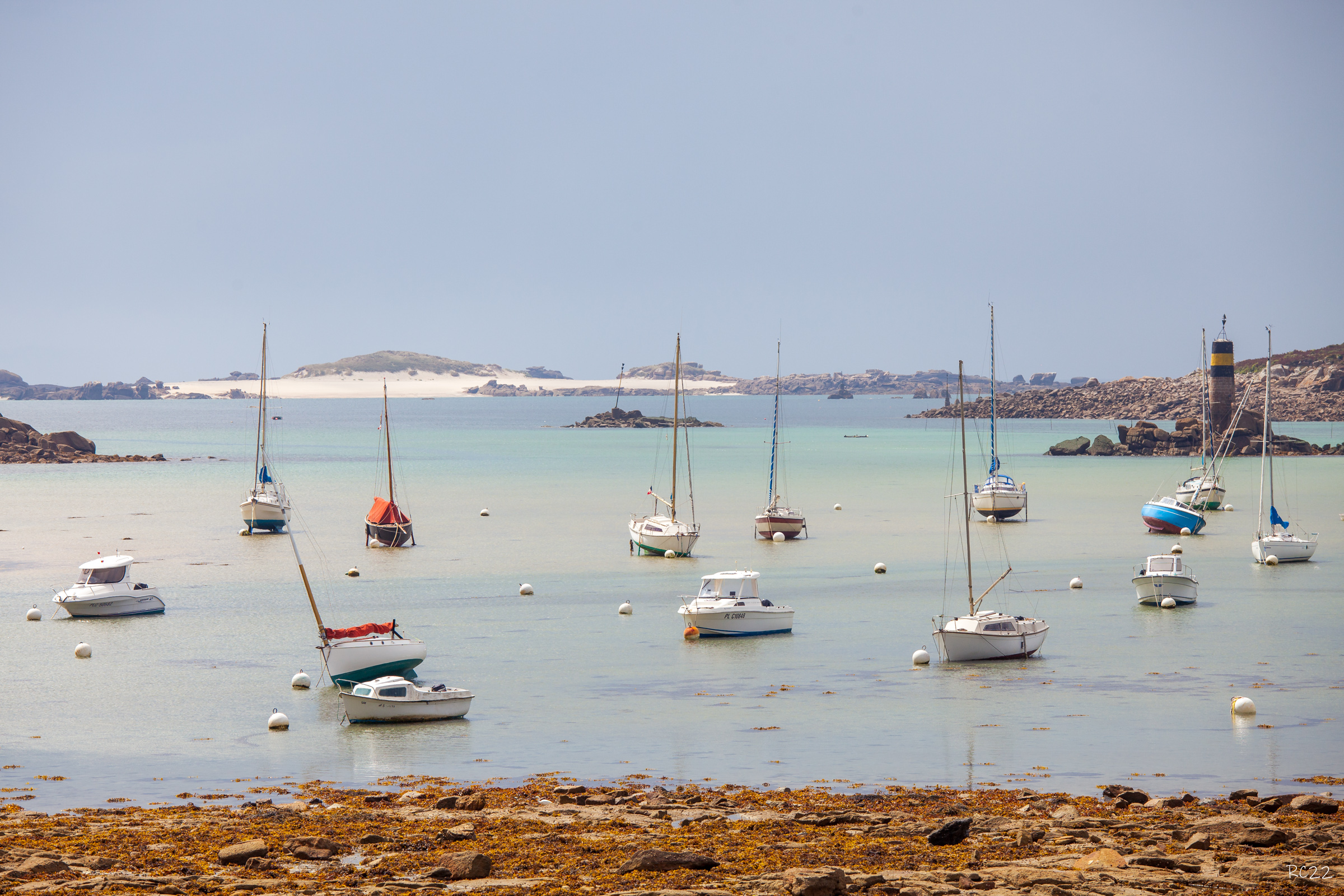 Brittany beach Tregastel