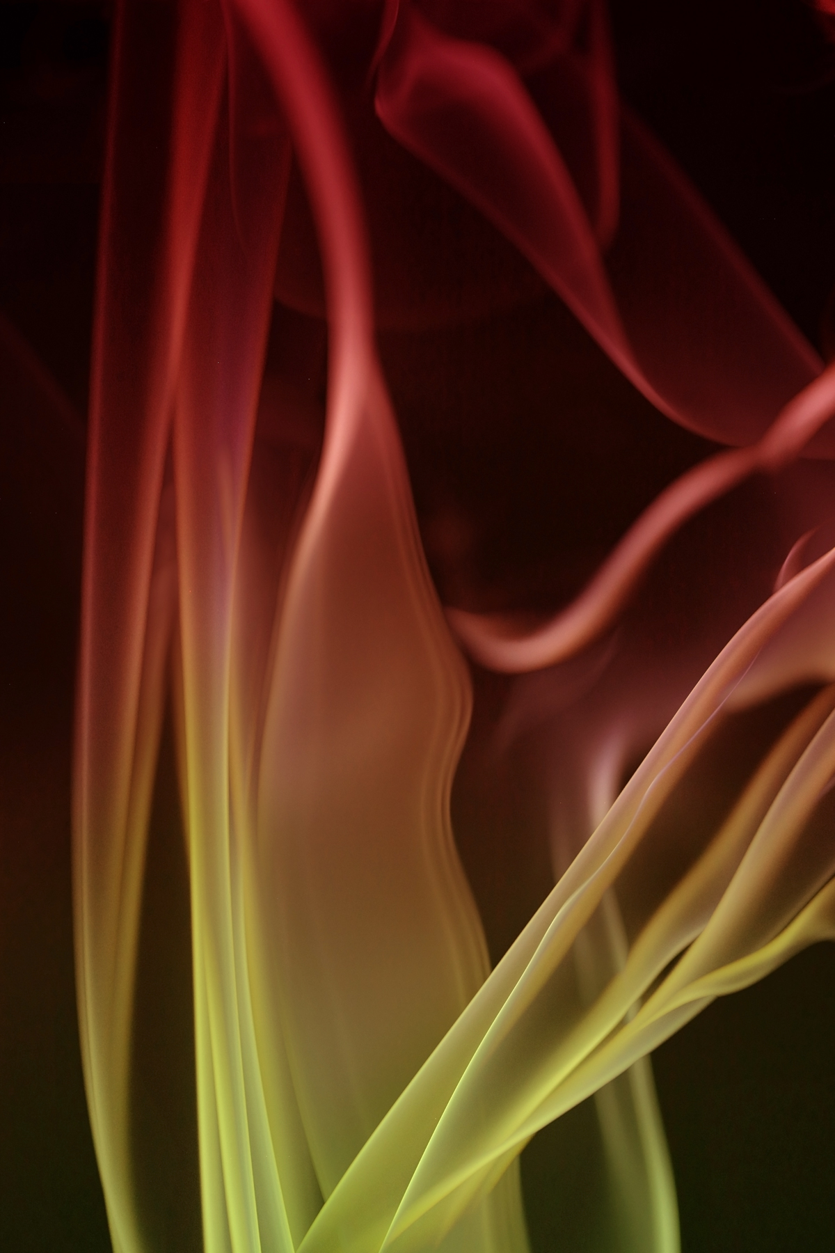 I light up with incense...