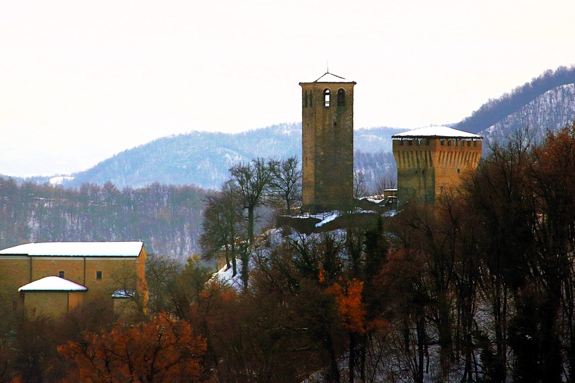 The castle in the snow