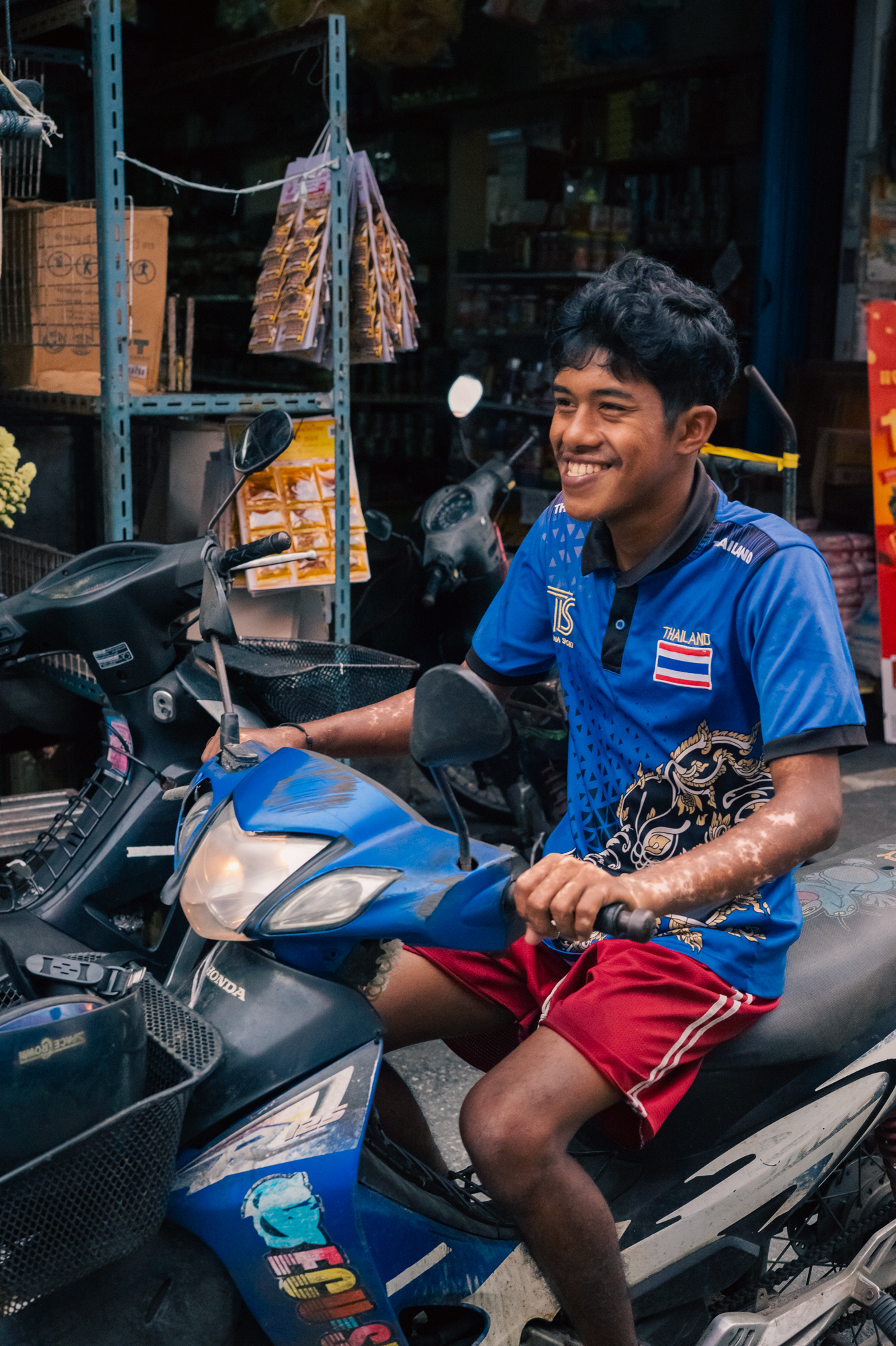 Thai motorcyclists