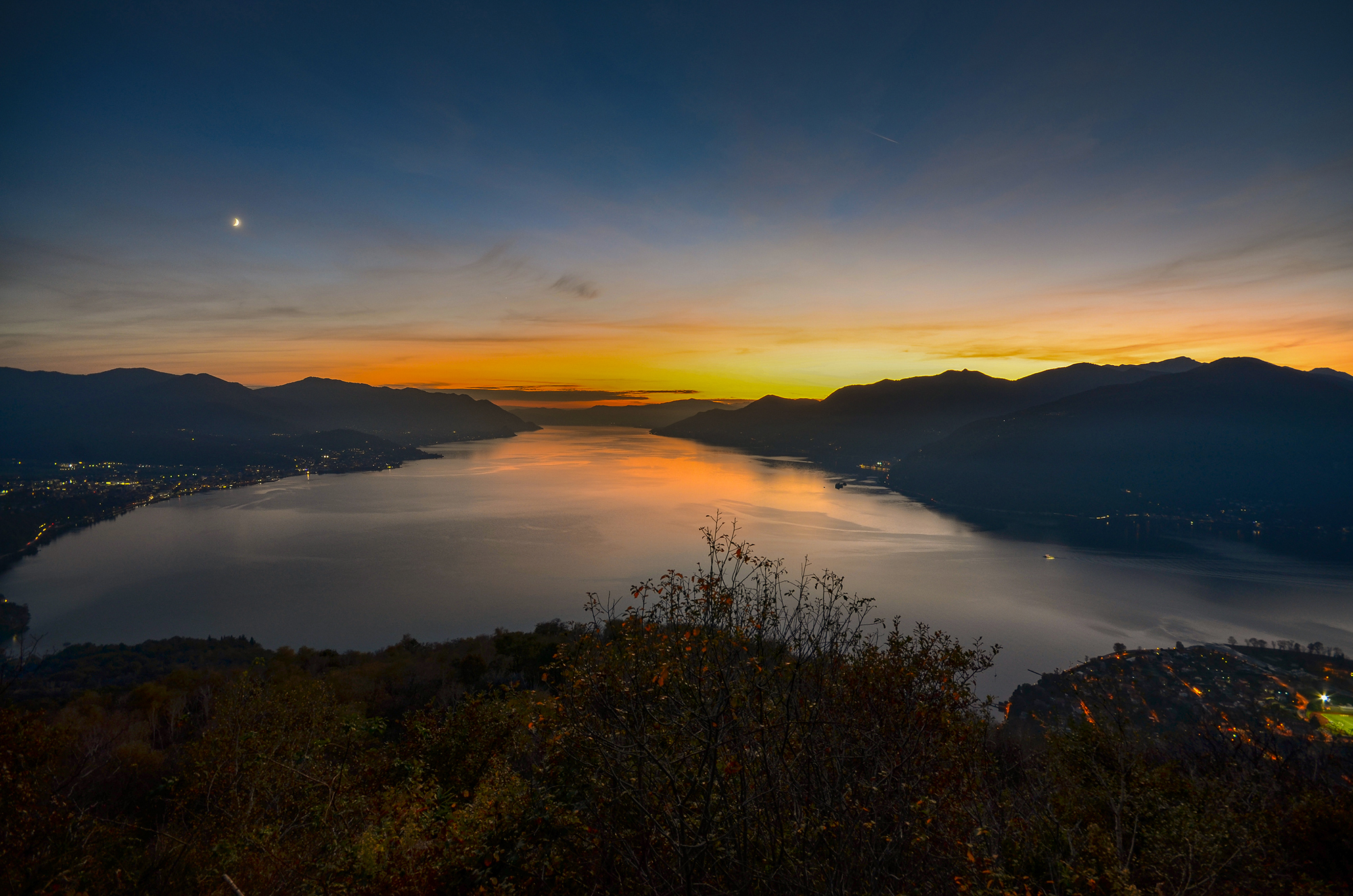 Tramonto sul Lago Maggiore
