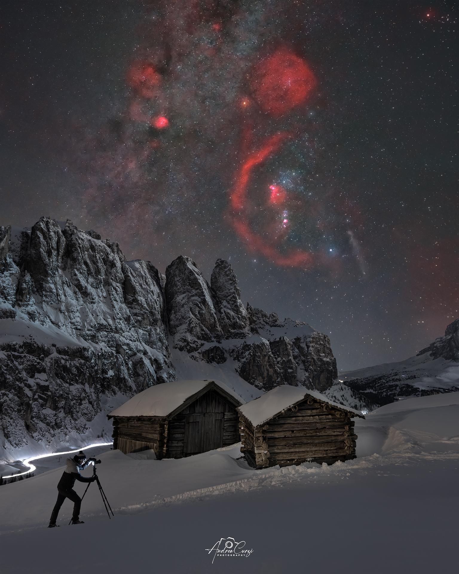 Orione above the Gardena Pass - Dolomites