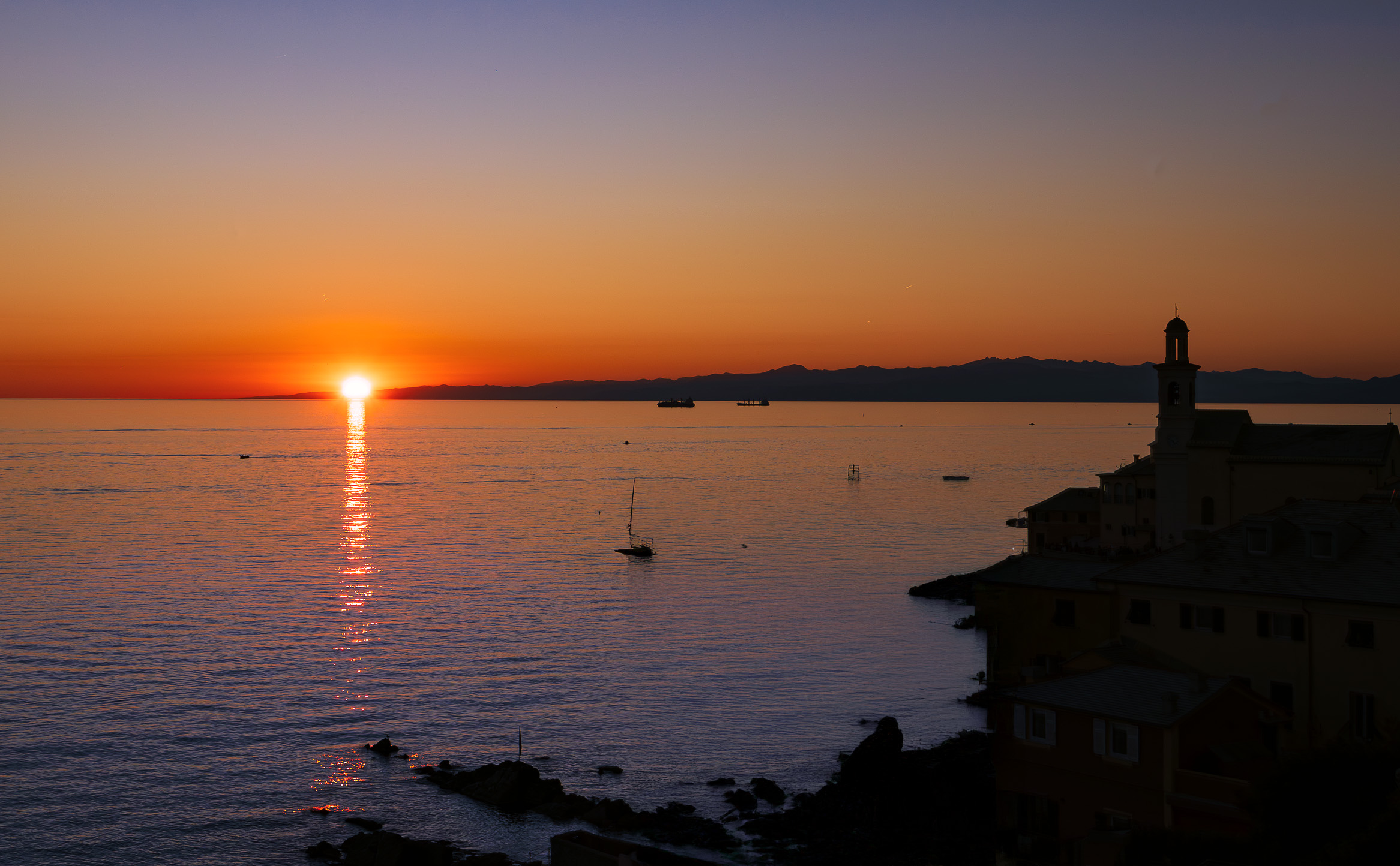 Sunset in Boccadasse