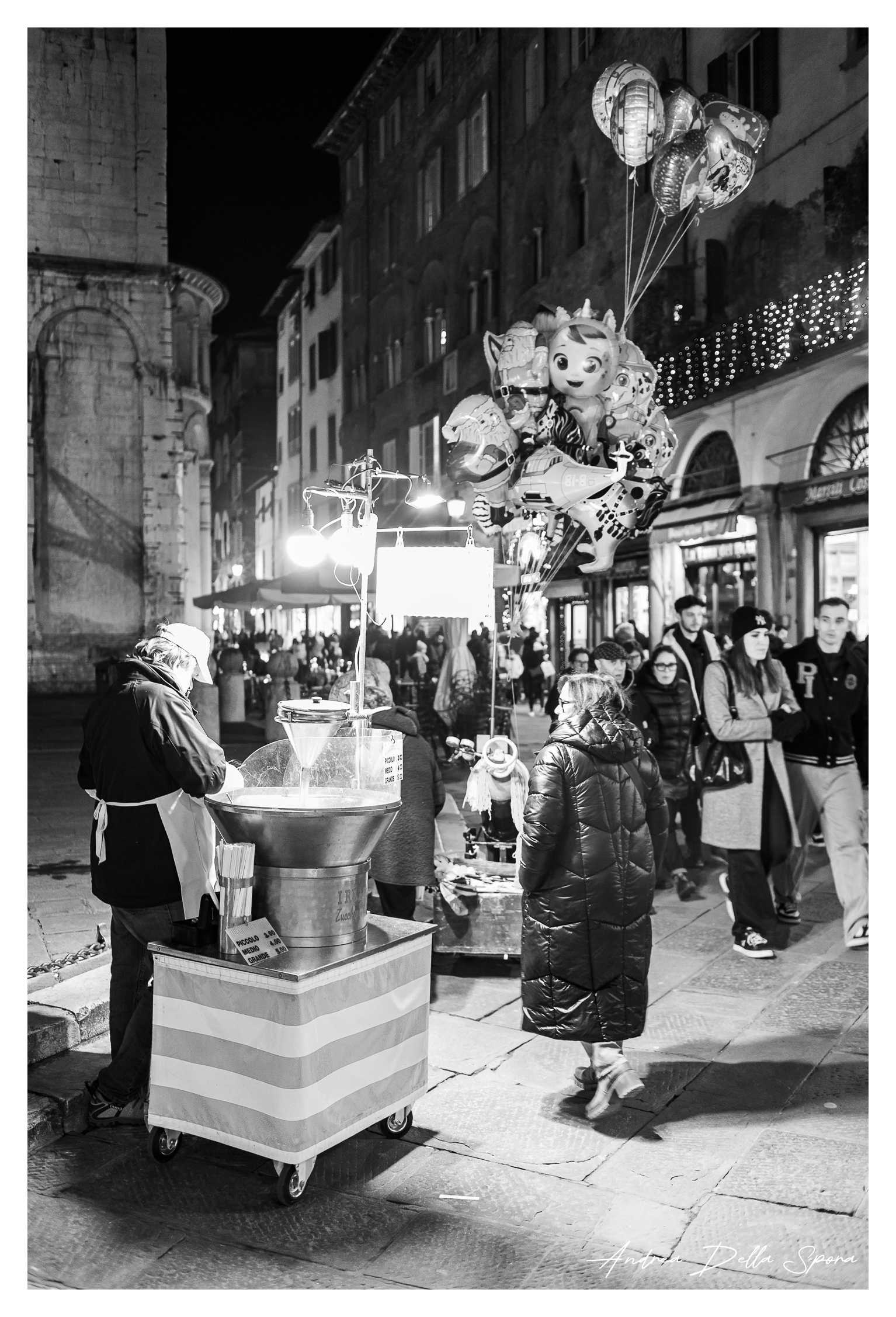 Lucca - The cotton candy stall