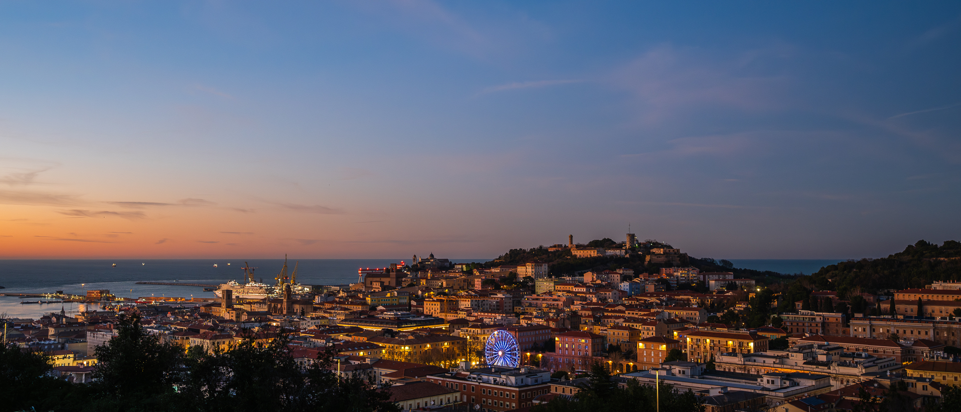 Sunset over Ancona 28.12.2024