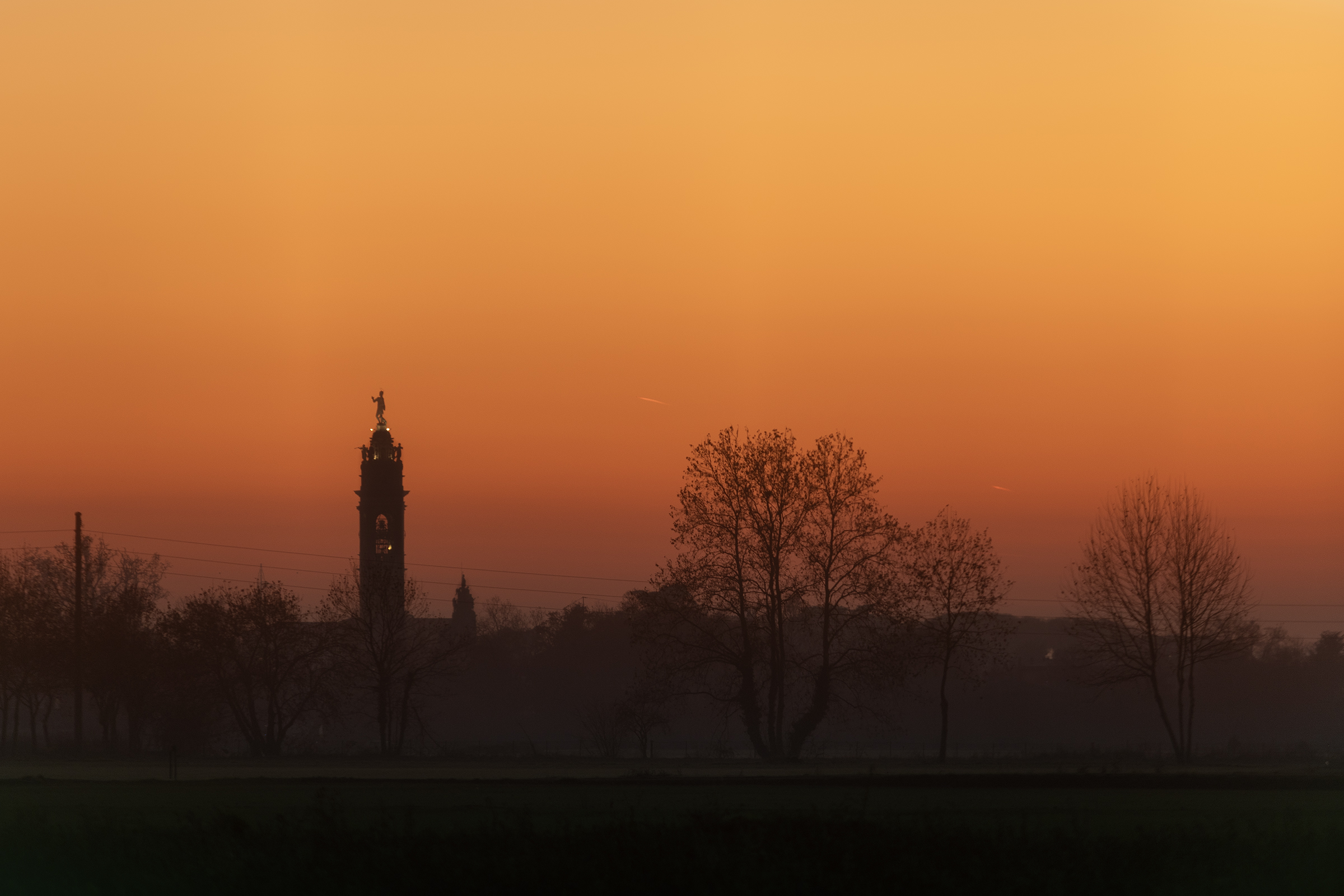 my Stezzano at sunset