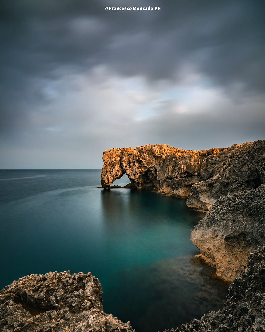 Un mare a lunga esposizione