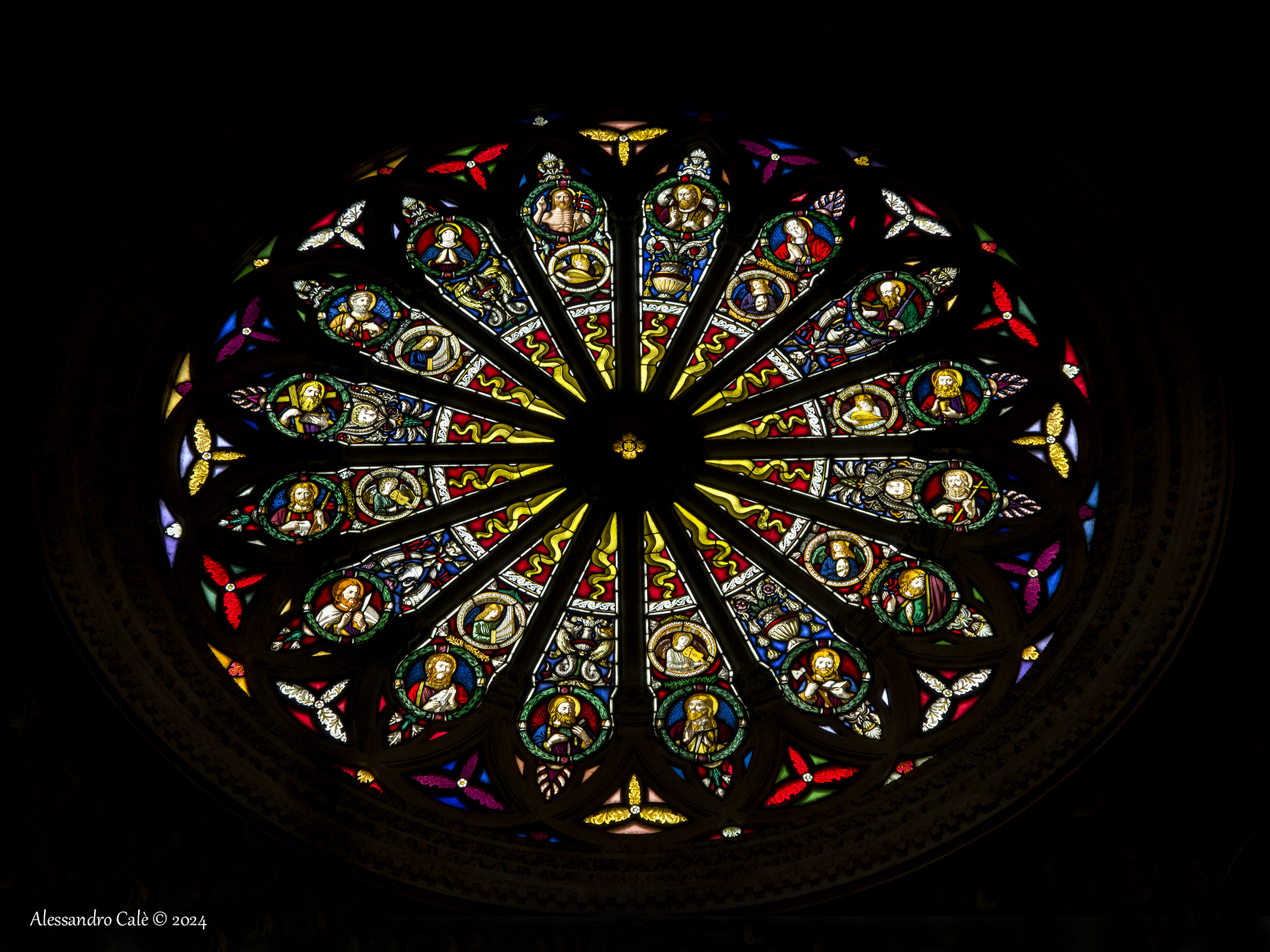 Rosone Basilica inferiore S.Giovanni B. Monza 6925