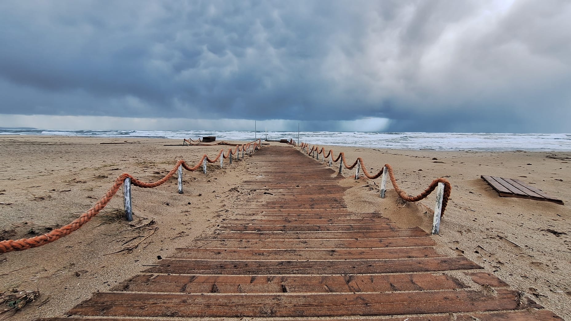 contrasti del mare in Inverno