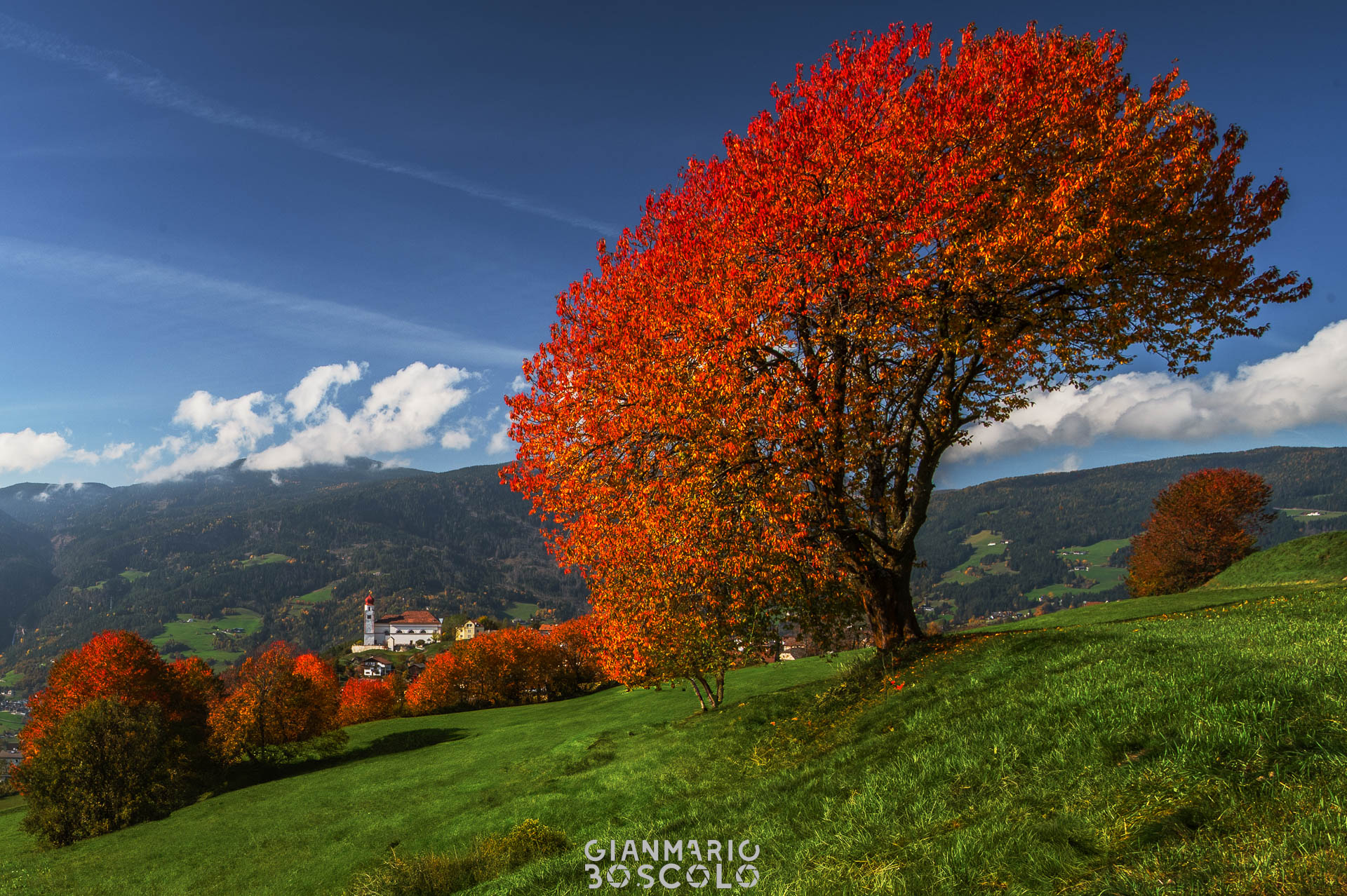 Piana di Laion in autunno