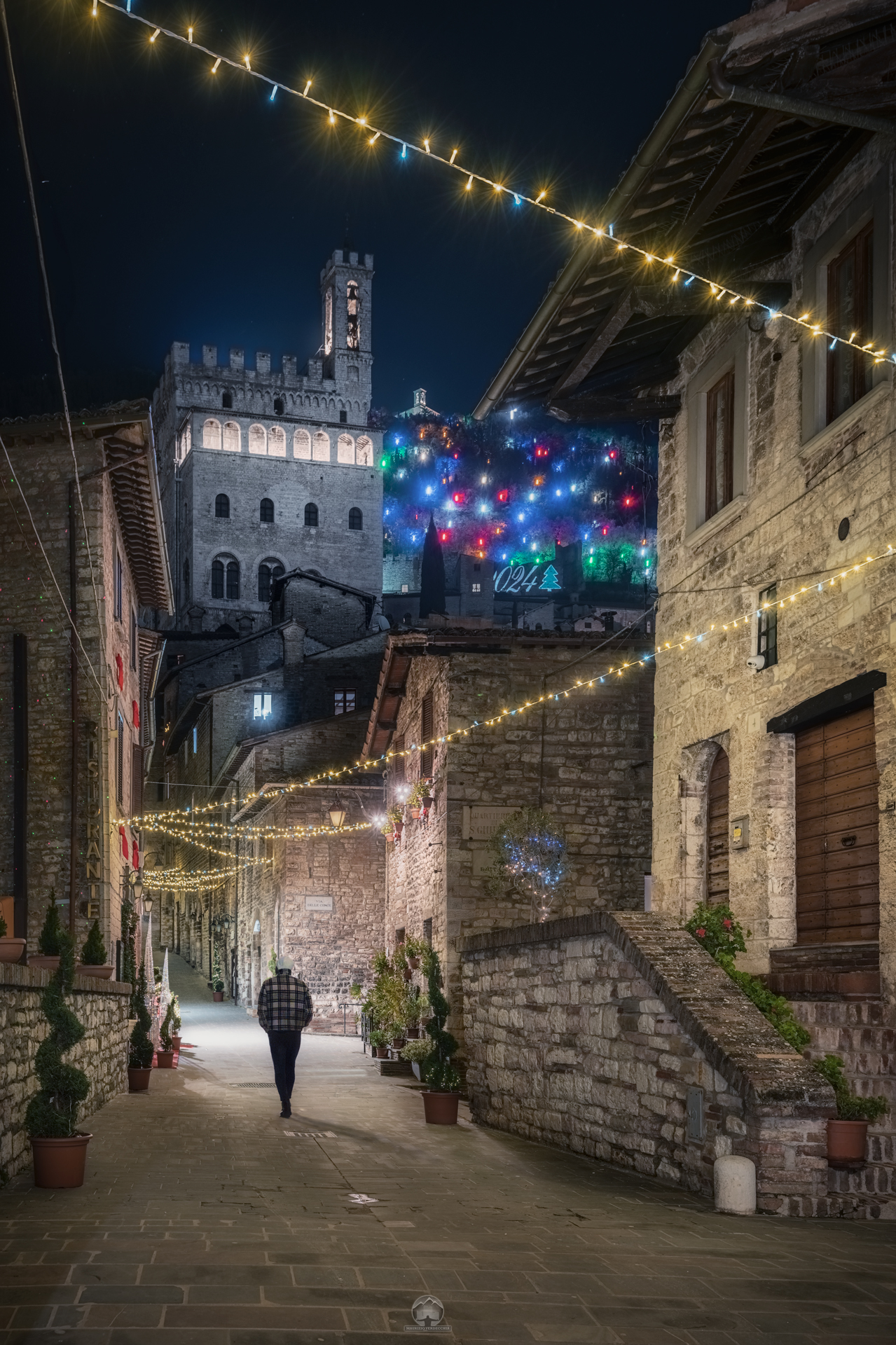 Night at Gubbio
