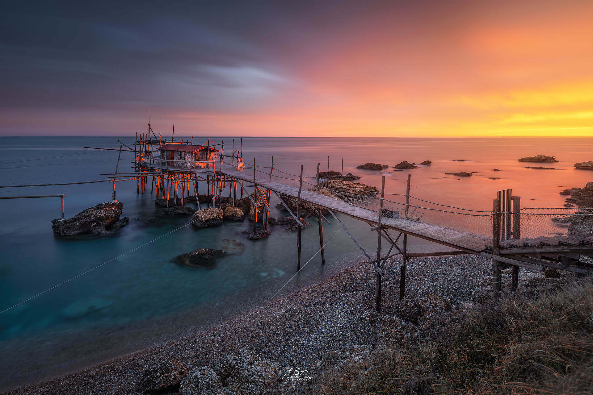 Sunrise on the Trabocchi Coast - Trabocco Punta Torre