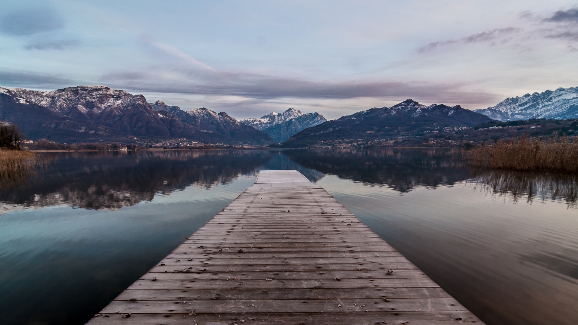 Mountains and Lake