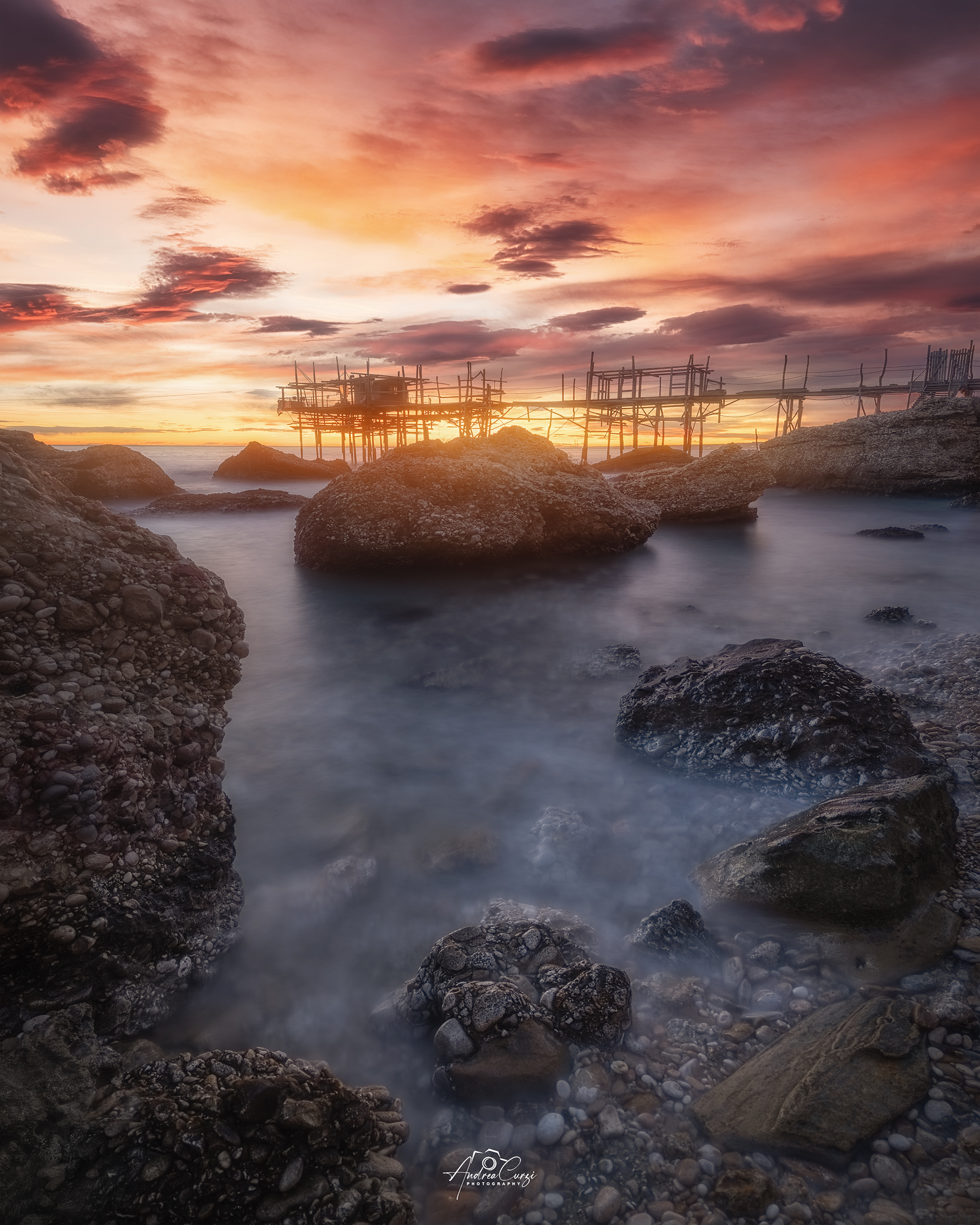 Sunrise on the Trabocchi Coast - Trabocco Spezza Catena