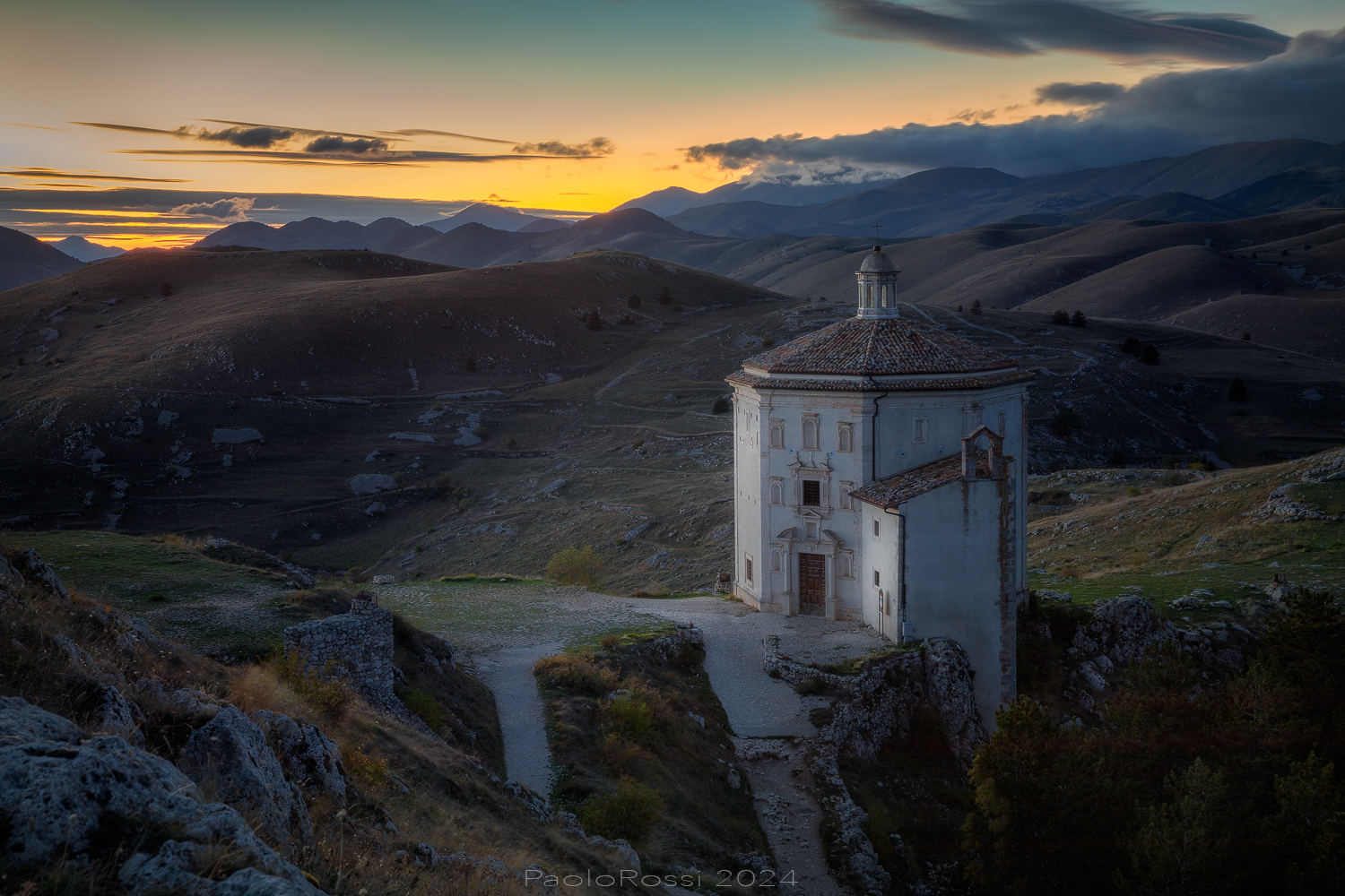 Chiesa di Santa Maria della pietà al tramonto...