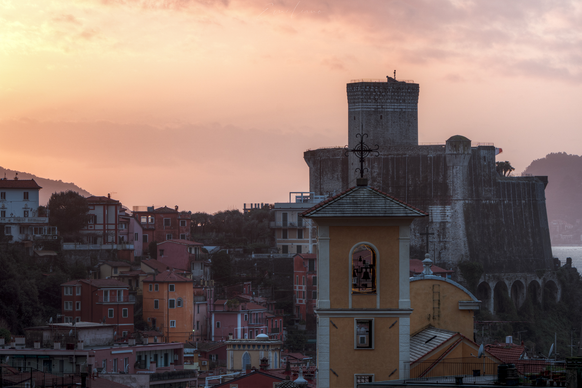 Lerici at sunset